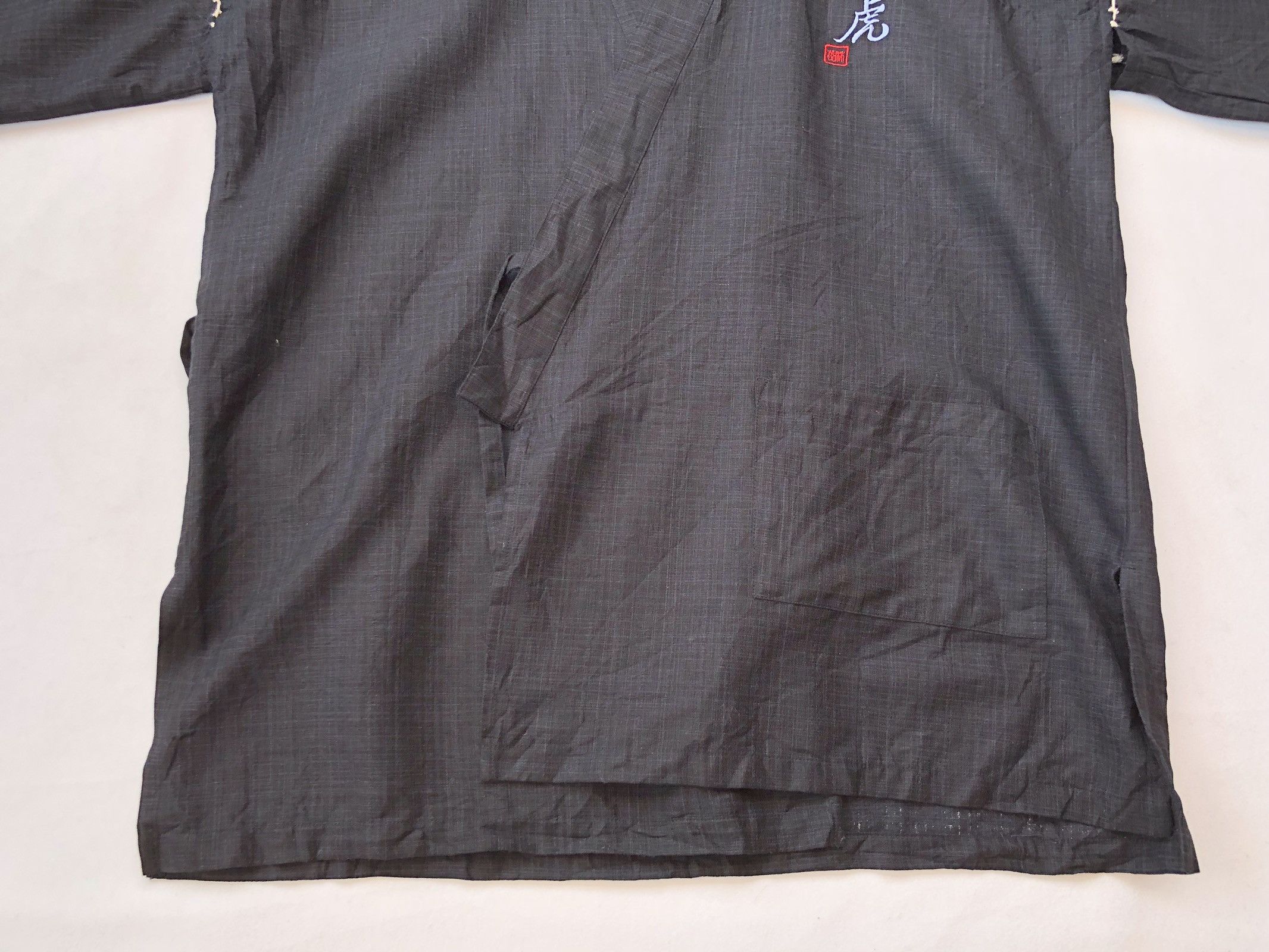 Japanese Brand × Vintage Japanese Traditional Tiger Paint Short Sleeve Kimono Size US L / EU 52-54 / 3 - 7 Thumbnail