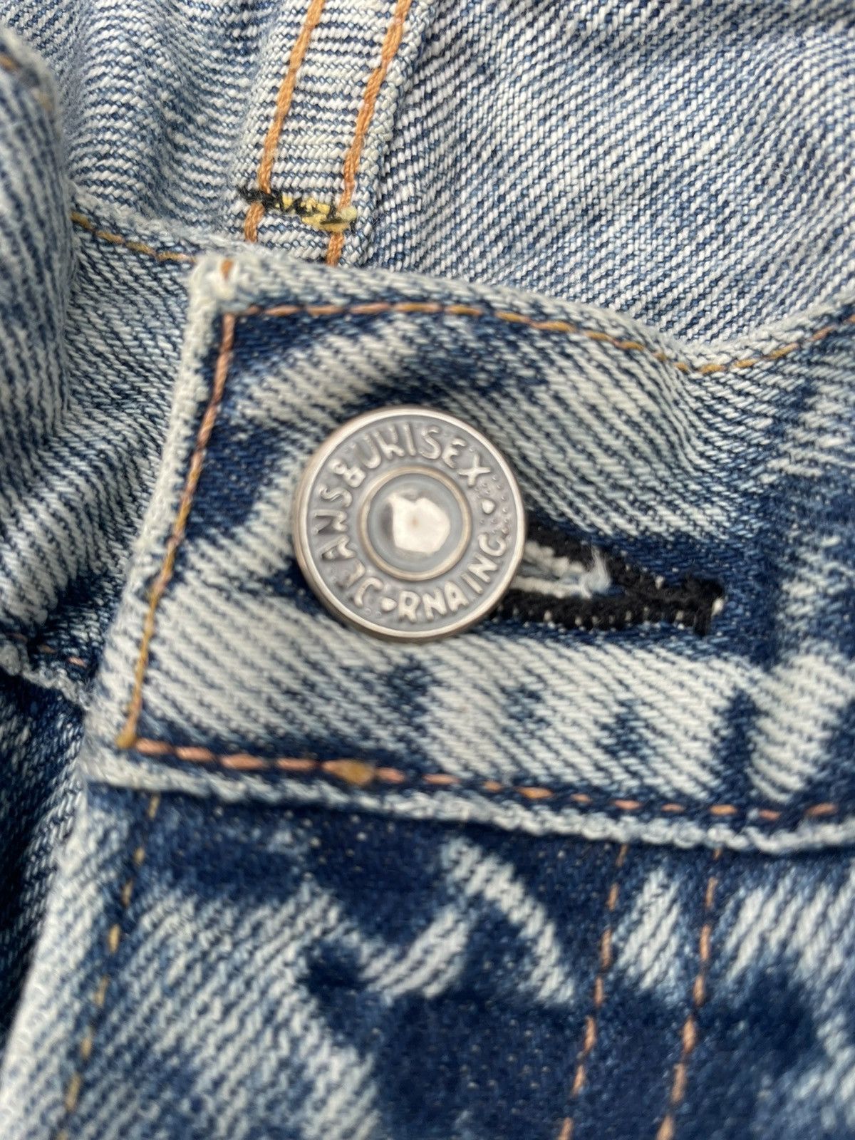 Japanese Brand Japanese RNA Custom Distresed Denim Size US 31 - 18 Thumbnail