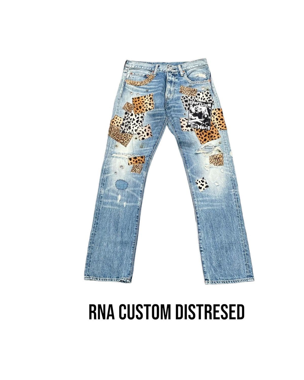 Japanese Brand Japanese RNA Custom Distresed Denim Size US 31 - 1 Thumbnail