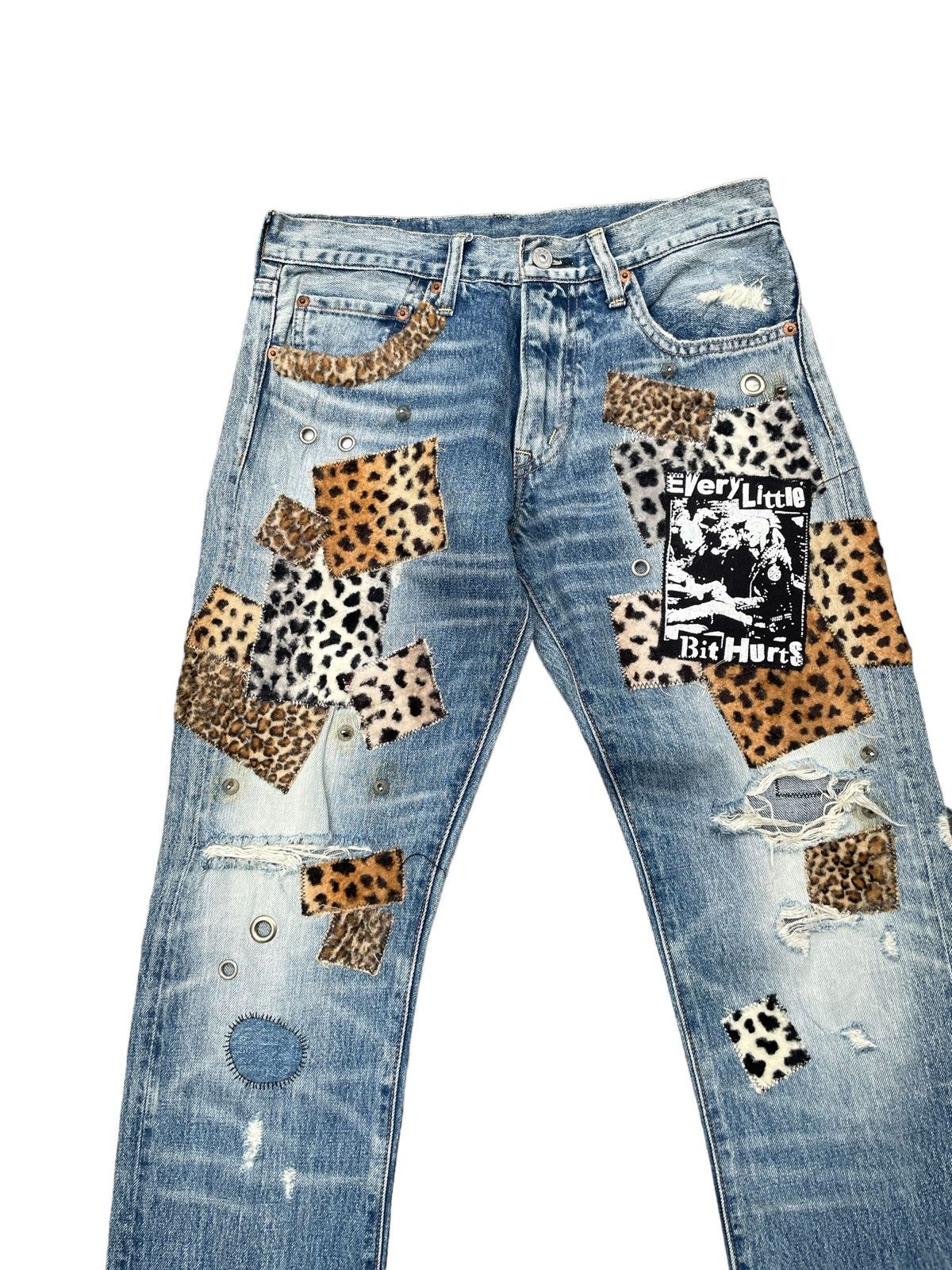 Japanese Brand Japanese RNA Custom Distresed Denim Size US 31 - 4 Thumbnail