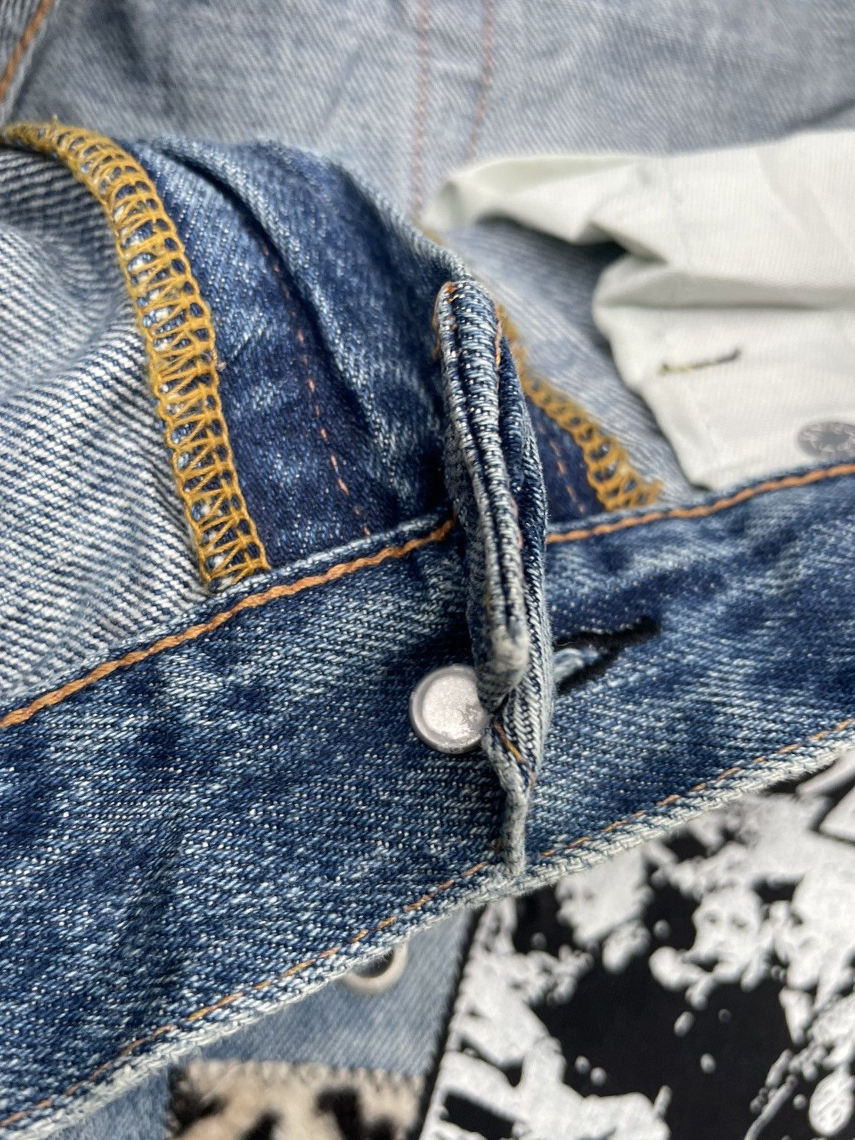 Japanese Brand Japanese RNA Custom Distresed Denim Size US 31 - 17 Thumbnail