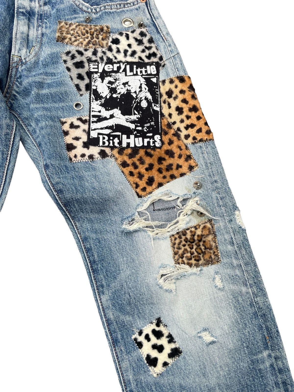 Japanese Brand Japanese RNA Custom Distresed Denim Size US 31 - 5 Thumbnail