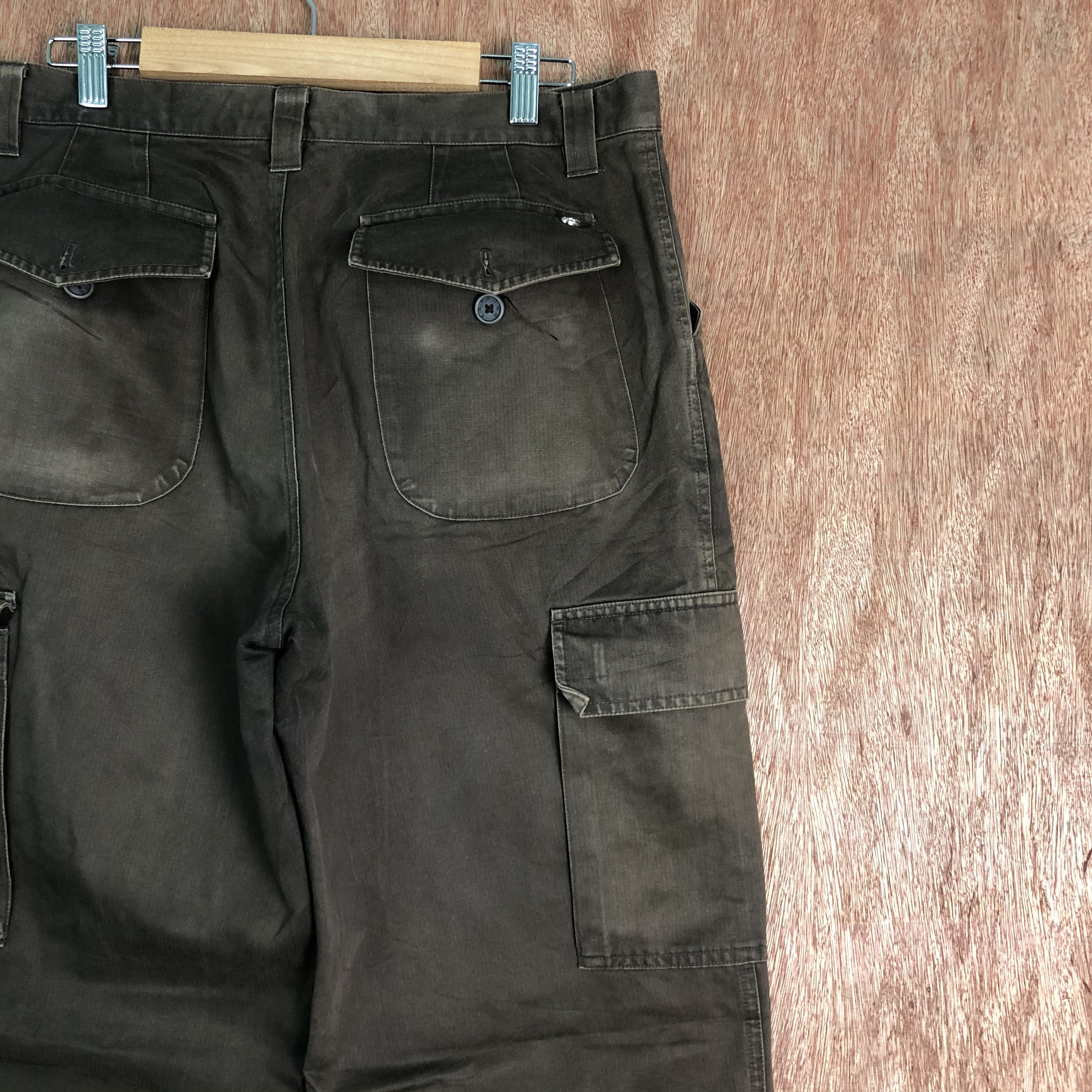 Japanese Brand DLL Superga Sportwear Brown Multipocket Cargo Pants #c094 Size US 30 / EU 46 - 13 Thumbnail