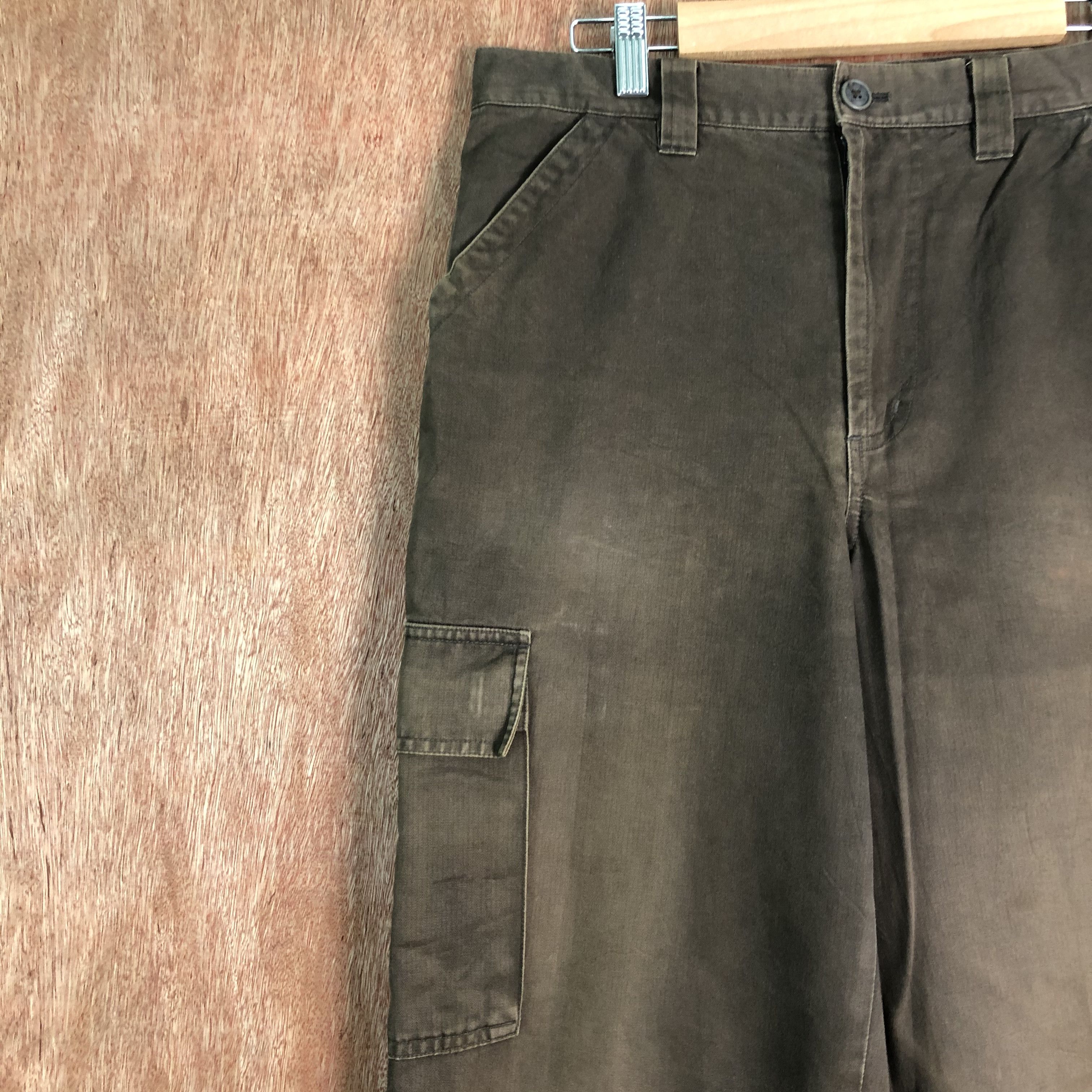 Japanese Brand DLL Superga Sportwear Brown Multipocket Cargo Pants #c094 Size US 30 / EU 46 - 4 Thumbnail