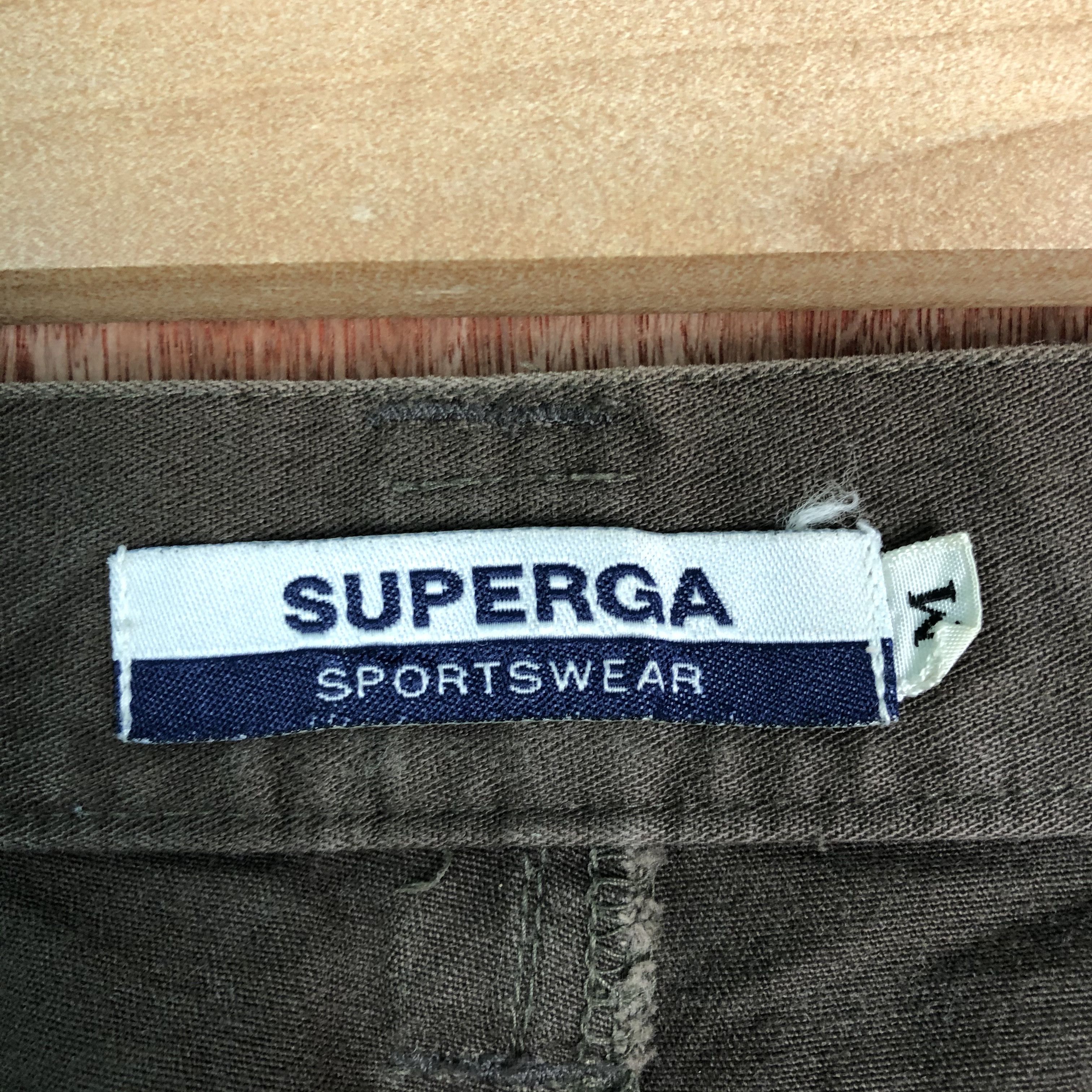 Japanese Brand DLL Superga Sportwear Brown Multipocket Cargo Pants #c094 Size US 30 / EU 46 - 8 Thumbnail