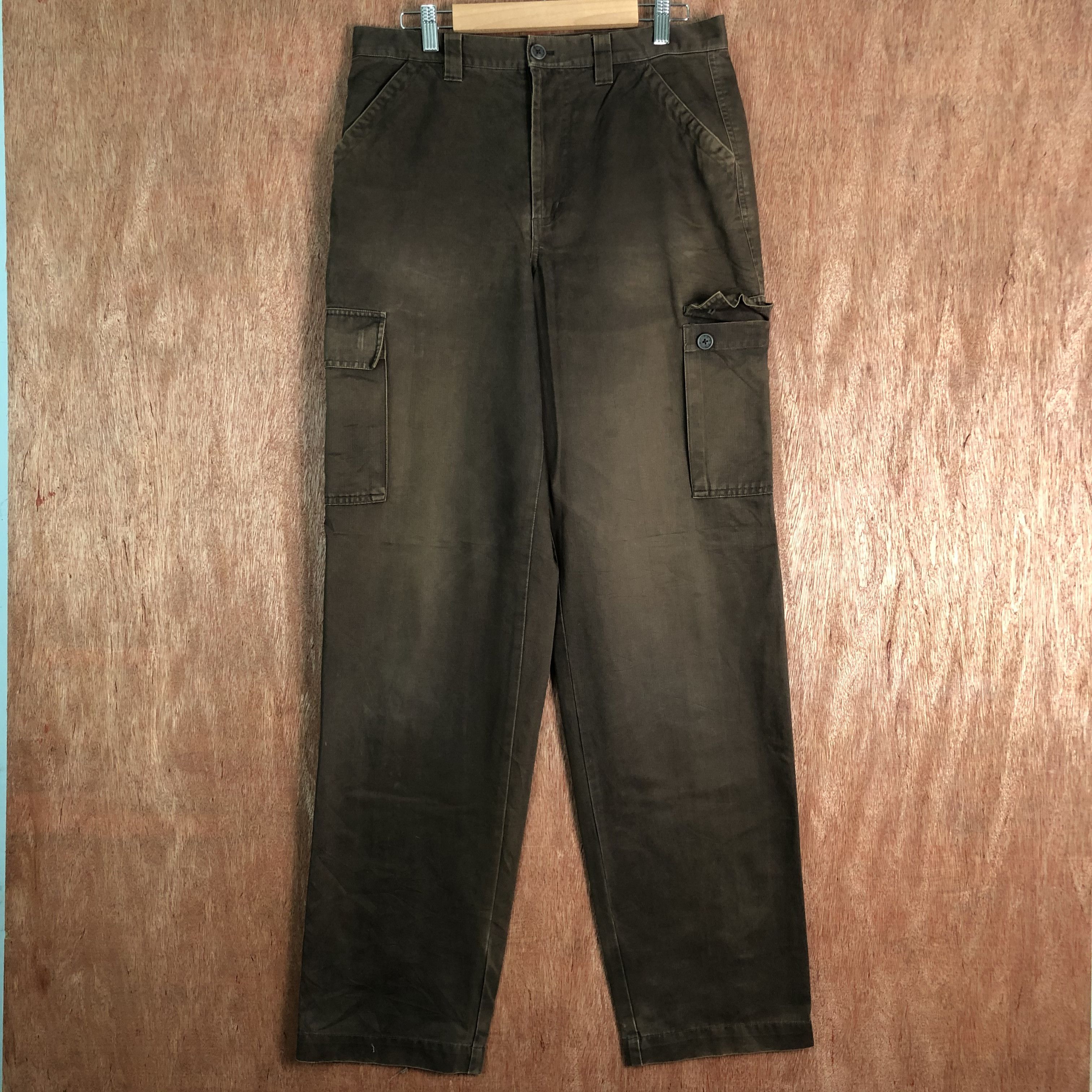 Japanese Brand DLL Superga Sportwear Brown Multipocket Cargo Pants #c094 Size US 30 / EU 46 - 1 Thumbnail