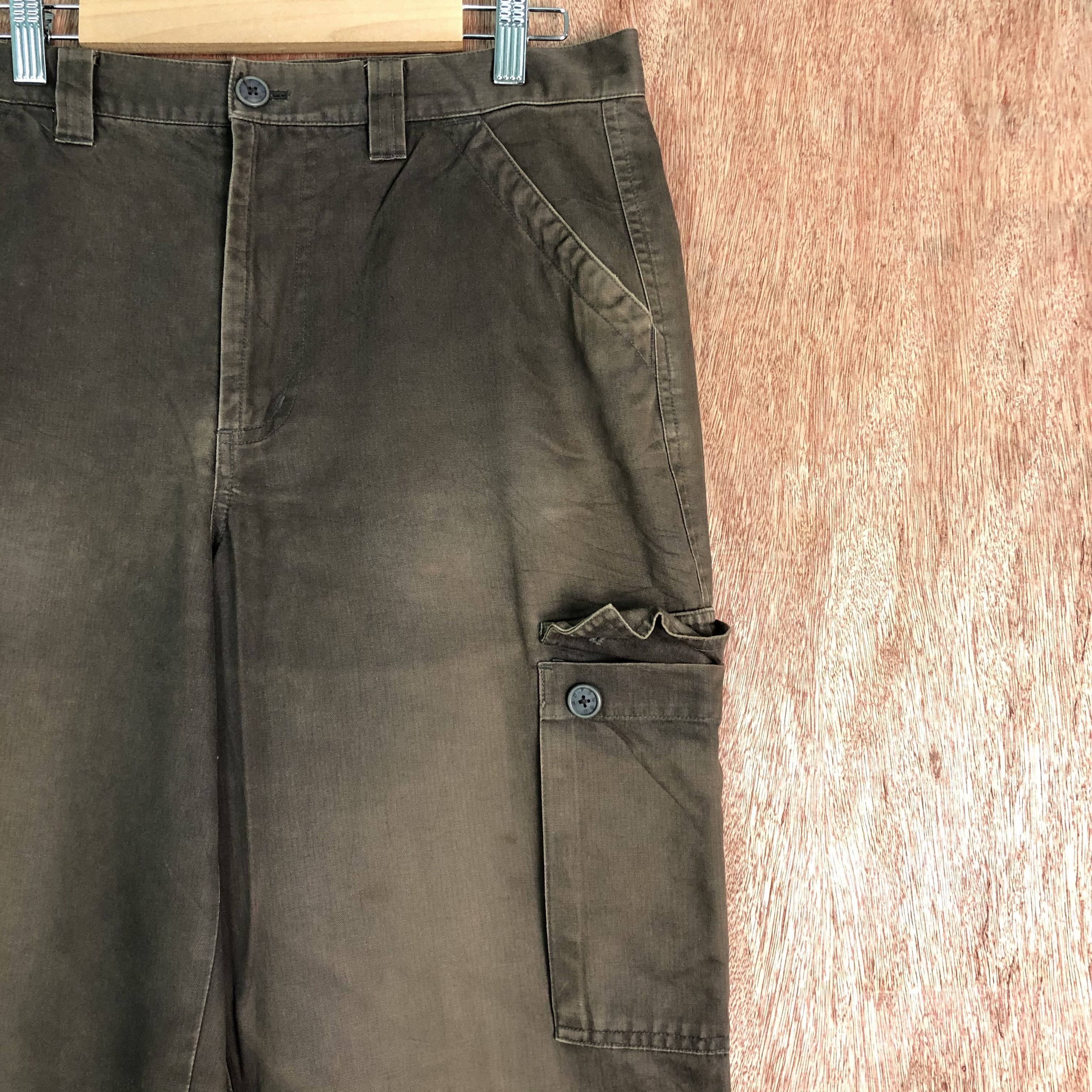 Japanese Brand DLL Superga Sportwear Brown Multipocket Cargo Pants #c094 Size US 30 / EU 46 - 5 Thumbnail