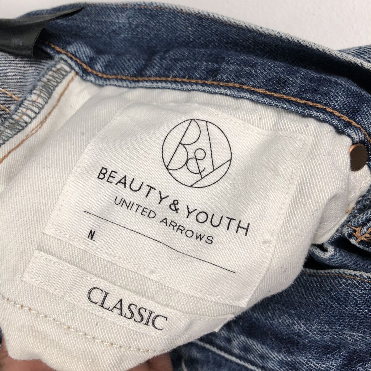 BEAUTY&YOUTH × Japanese Brand × United Arrows Vintage beauty & youth by united arrow selvedge Jeans Size US 29 - 8 Thumbnail