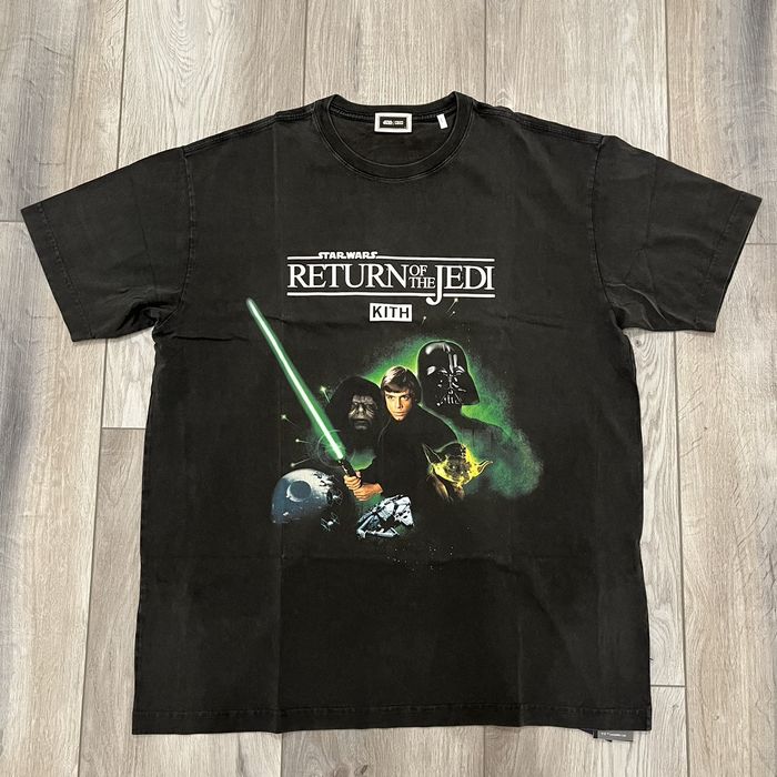 Kith STAR WARS Kith Luke Poster Vintage Tee Large | Grailed