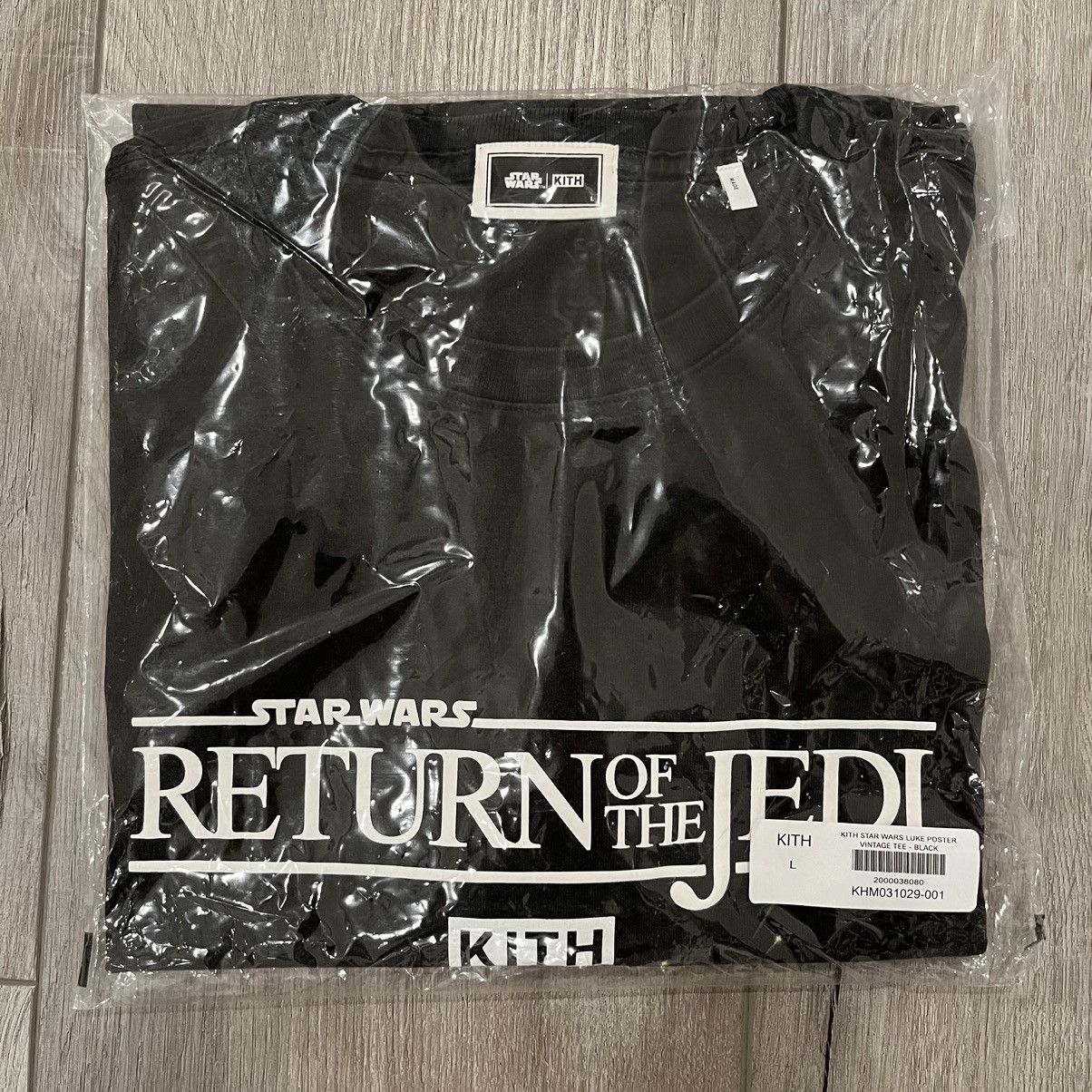 Kith STAR WARS Kith Luke Poster Vintage Tee Large | Grailed