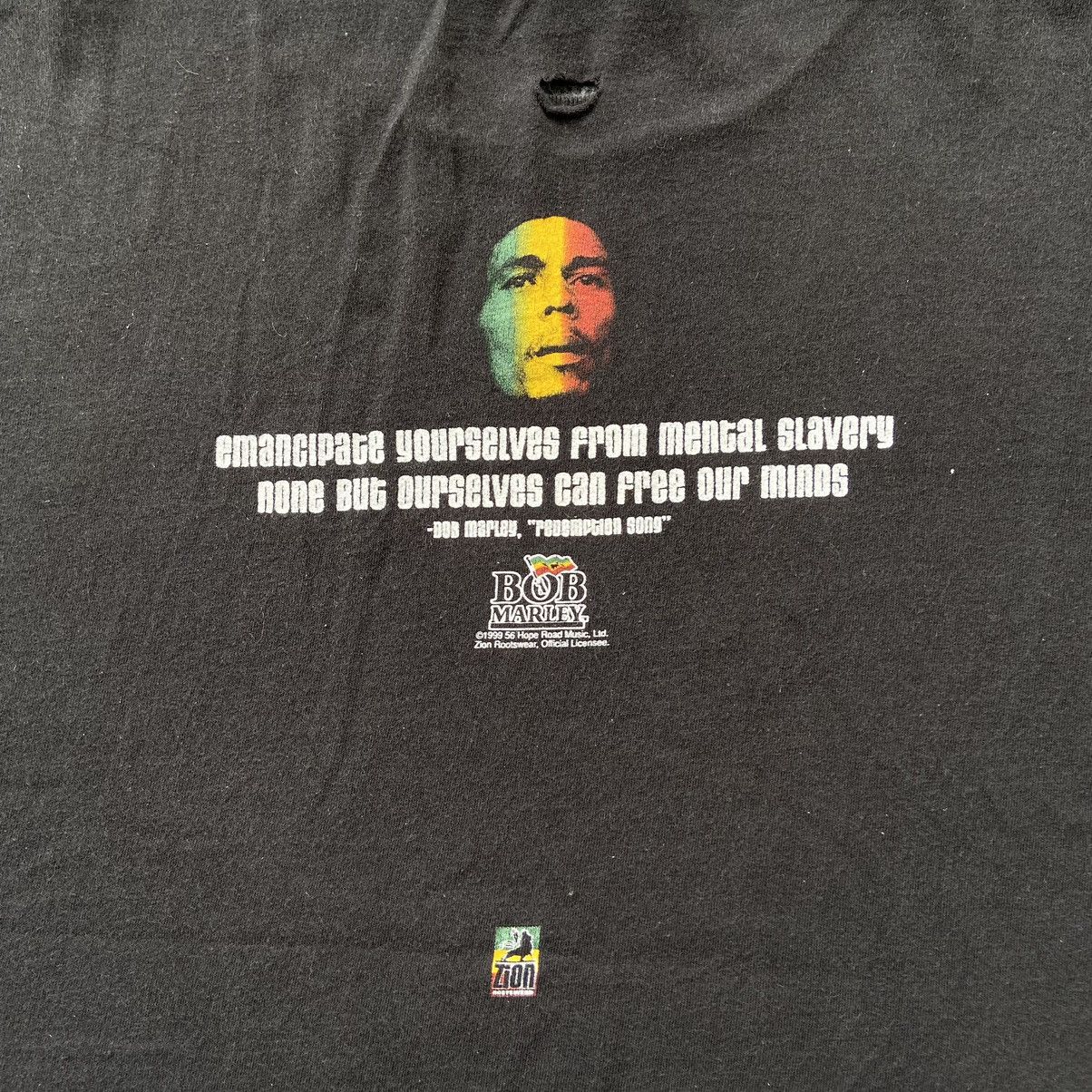 Band Tees × Bob Marley × Vintage Bob Marley Jamaica Singer T-Shirt Size US XL / EU 56 / 4 - 5 Thumbnail