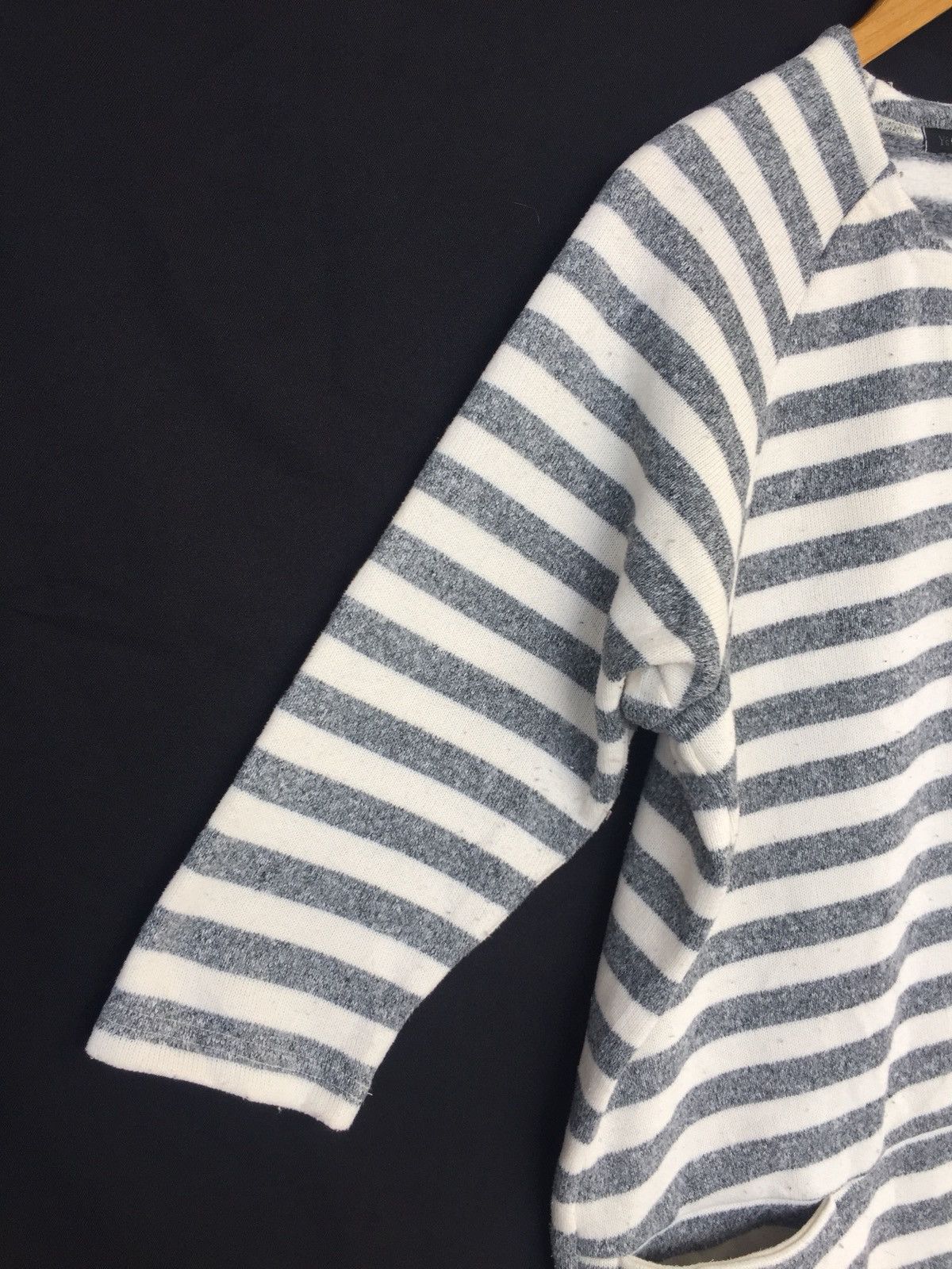 Yohji Yamamoto Yohji Yamamoto Stripe Double Pocket Oversize Shirt Size US L / EU 52-54 / 3 - 4 Thumbnail