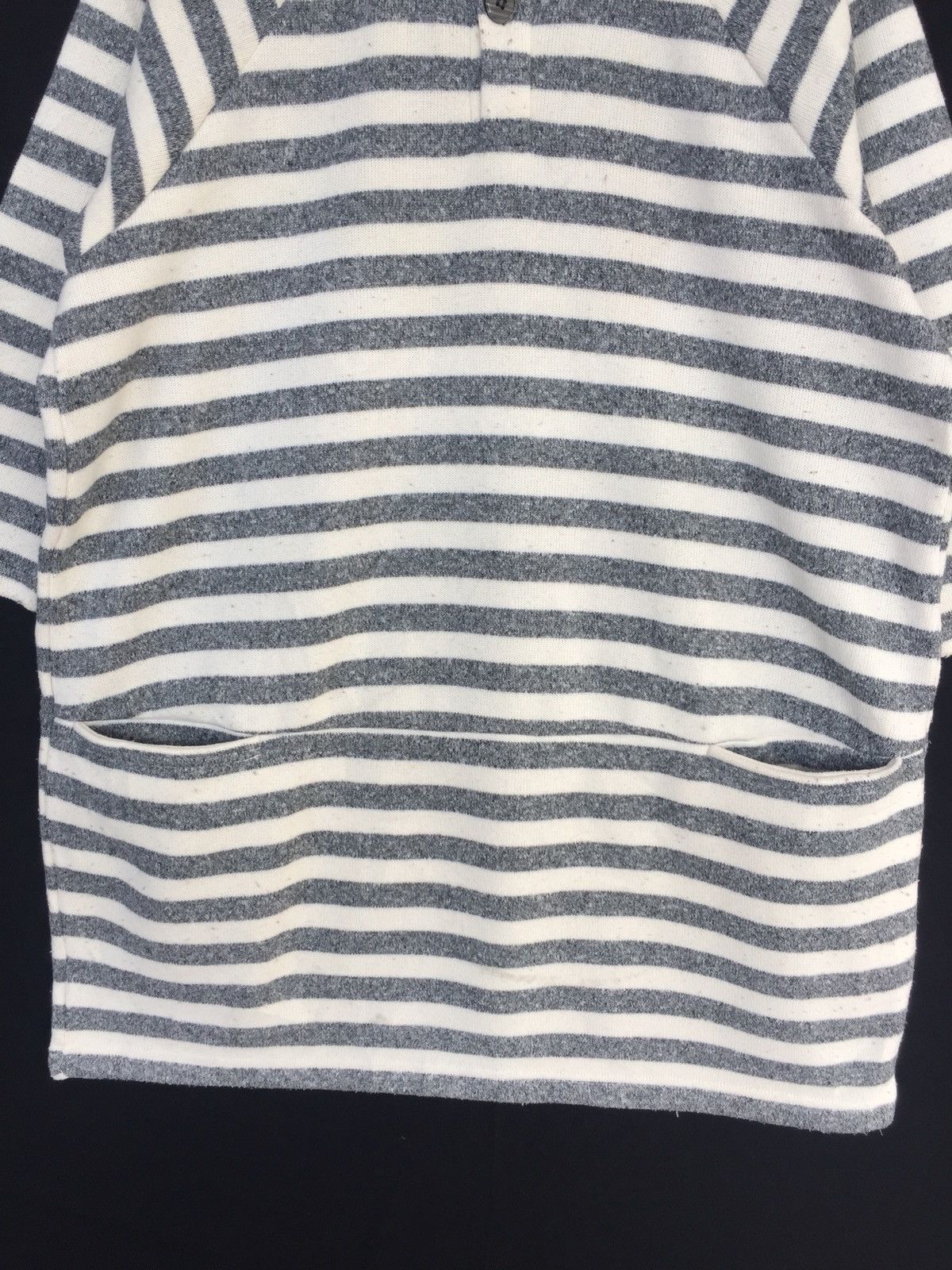 Yohji Yamamoto Yohji Yamamoto Stripe Double Pocket Oversize Shirt Size US L / EU 52-54 / 3 - 3 Thumbnail