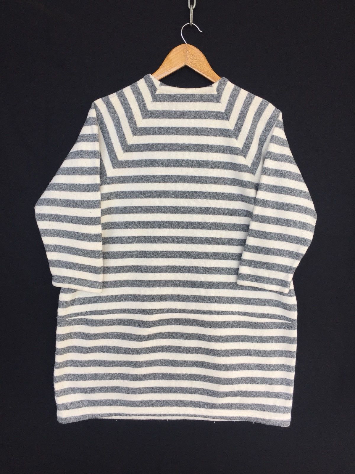 Yohji Yamamoto Yohji Yamamoto Stripe Double Pocket Oversize Shirt Size US L / EU 52-54 / 3 - 5 Thumbnail