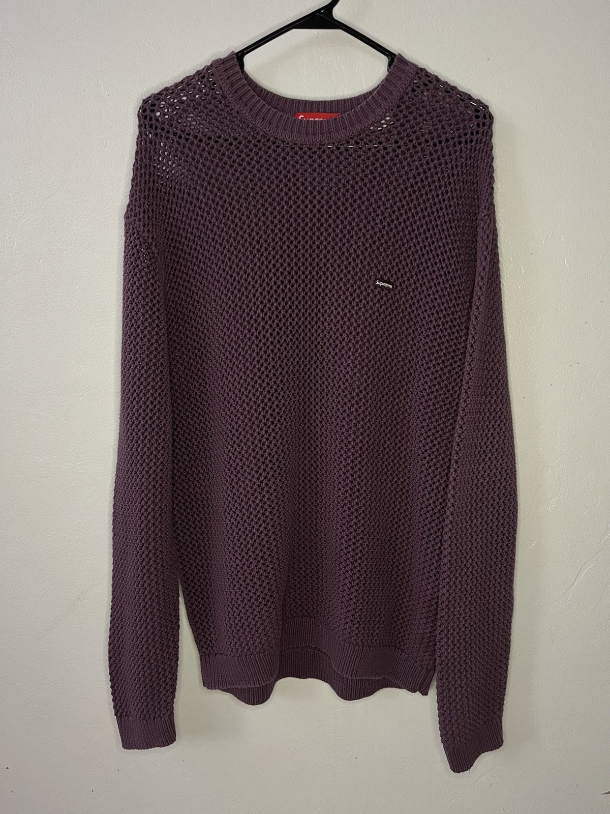 Supreme Supreme Open Knit Small Box Sweater | Grailed