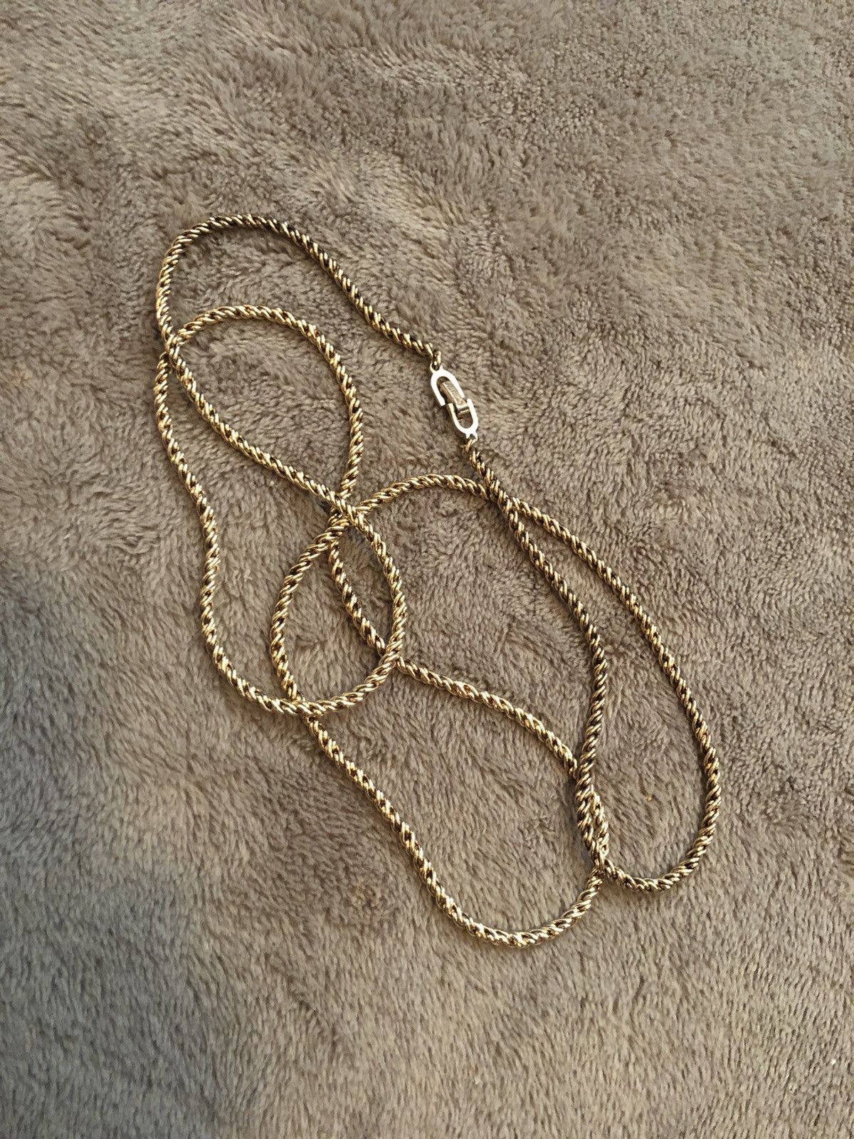 image of Dior Gold Rope Chain 32”, Men's
