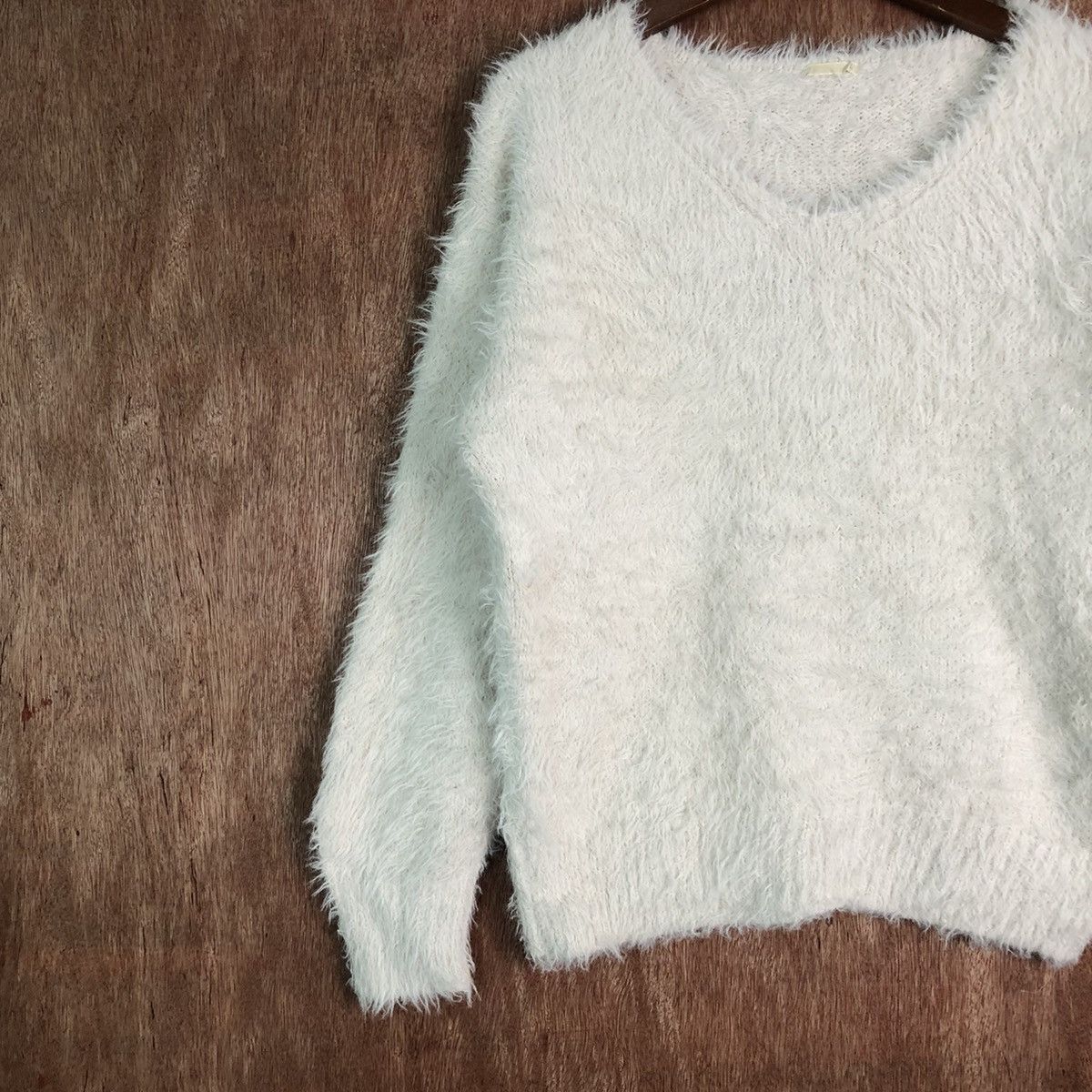 Hypebeast GU japan Shag Shaggy Fur Mohair Knitwear #6481 Size US M / EU 48-50 / 2 - 2 Thumbnail