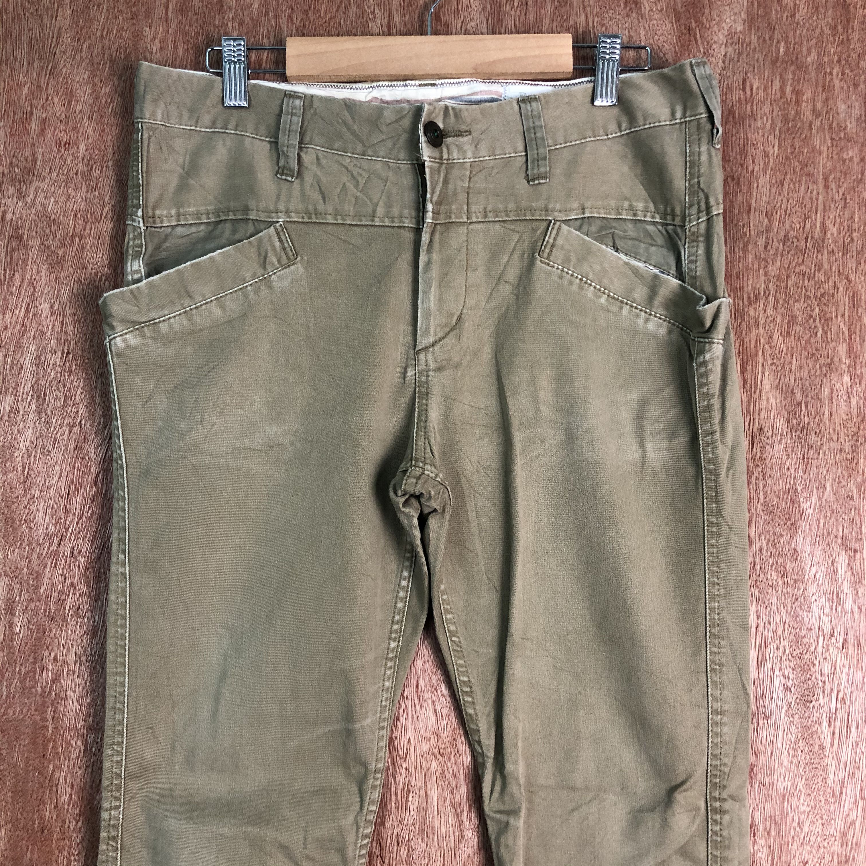 Edition Japan DLL Antgauge made in japan Brown Denim Pants #c106 Size US 31 - 2 Thumbnail