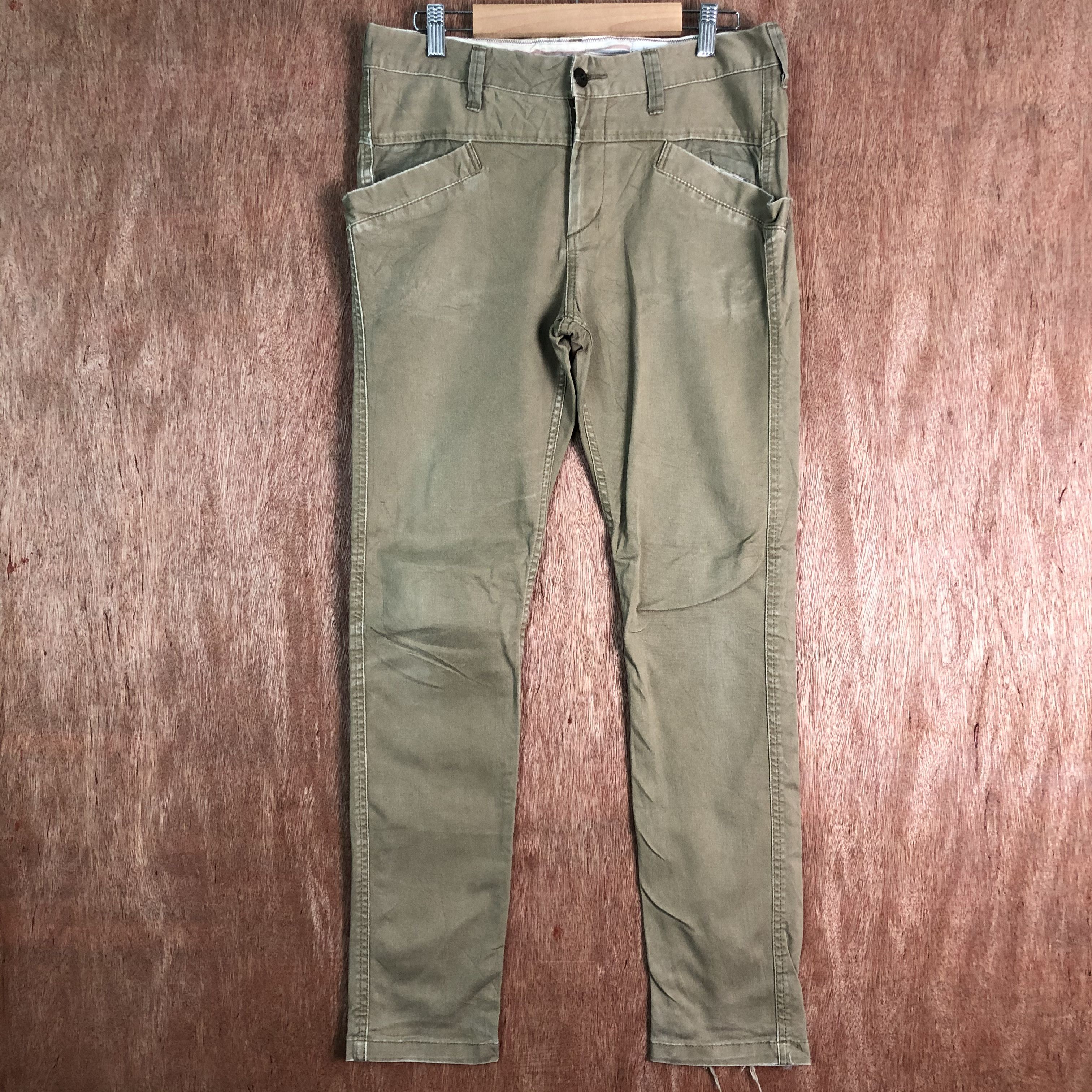 Edition Japan DLL Antgauge made in japan Brown Denim Pants #c106 Size US 31 - 1 Thumbnail