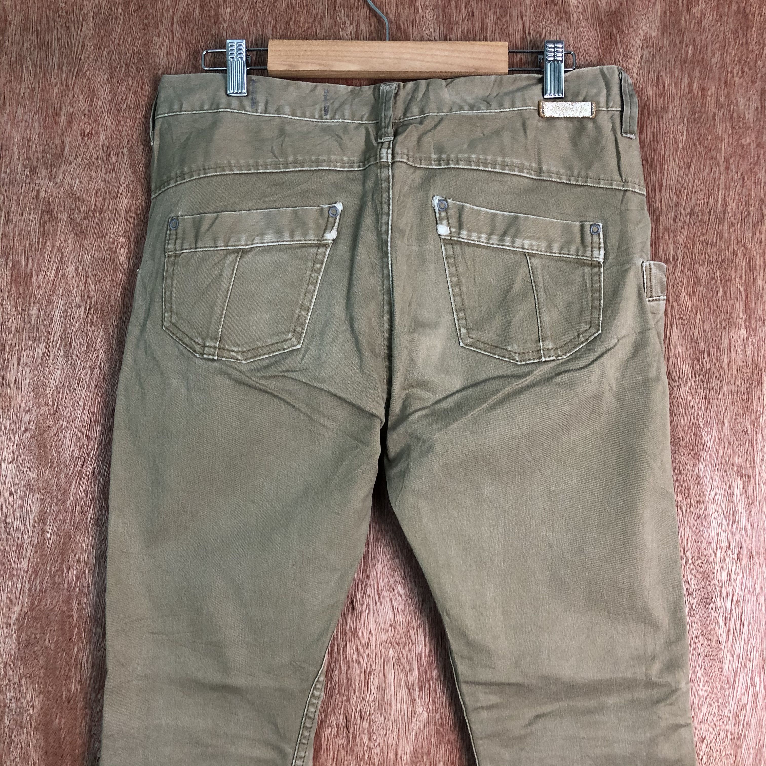 Edition Japan DLL Antgauge made in japan Brown Denim Pants #c106 Size US 31 - 7 Thumbnail