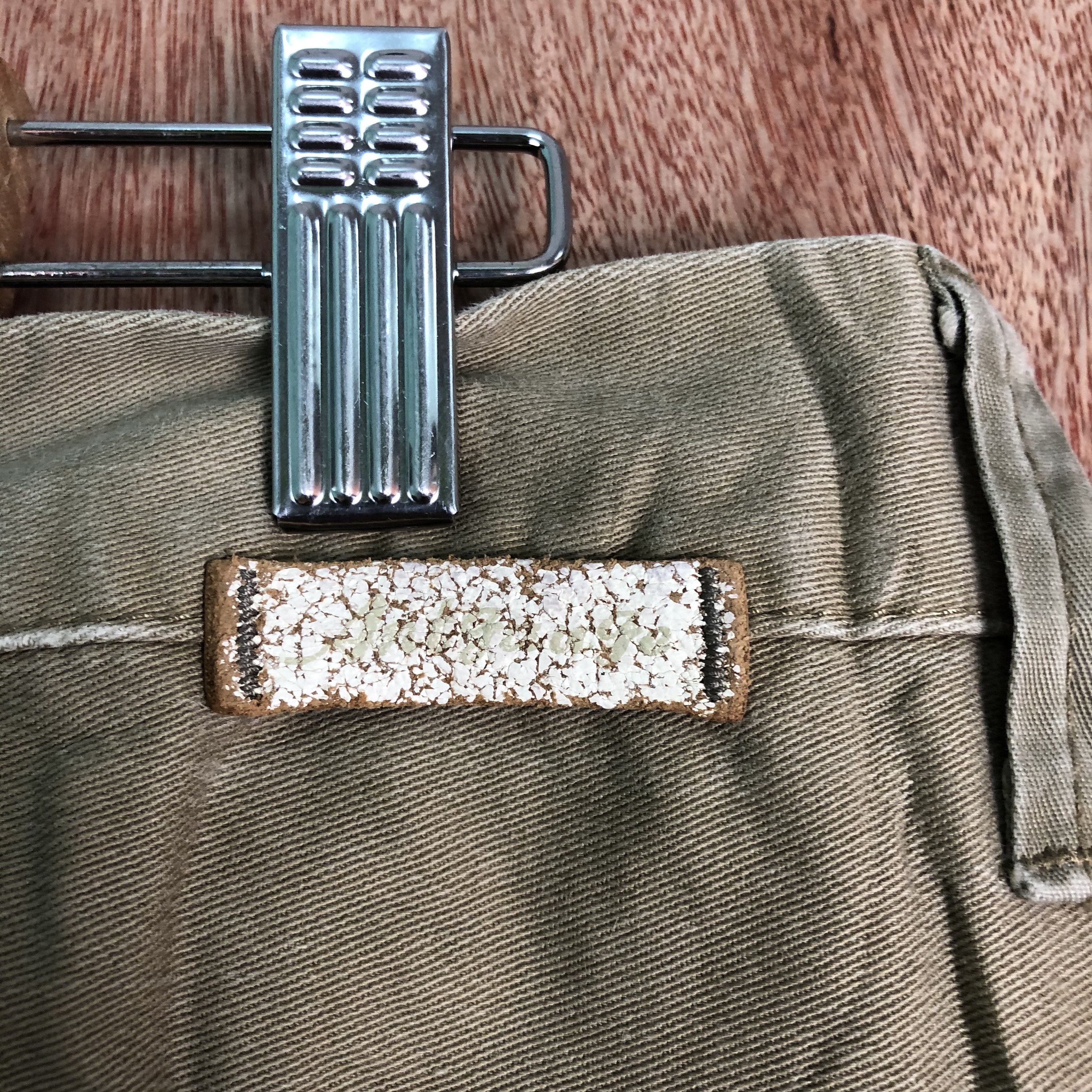 Edition Japan DLL Antgauge made in japan Brown Denim Pants #c106 Size US 31 - 8 Thumbnail