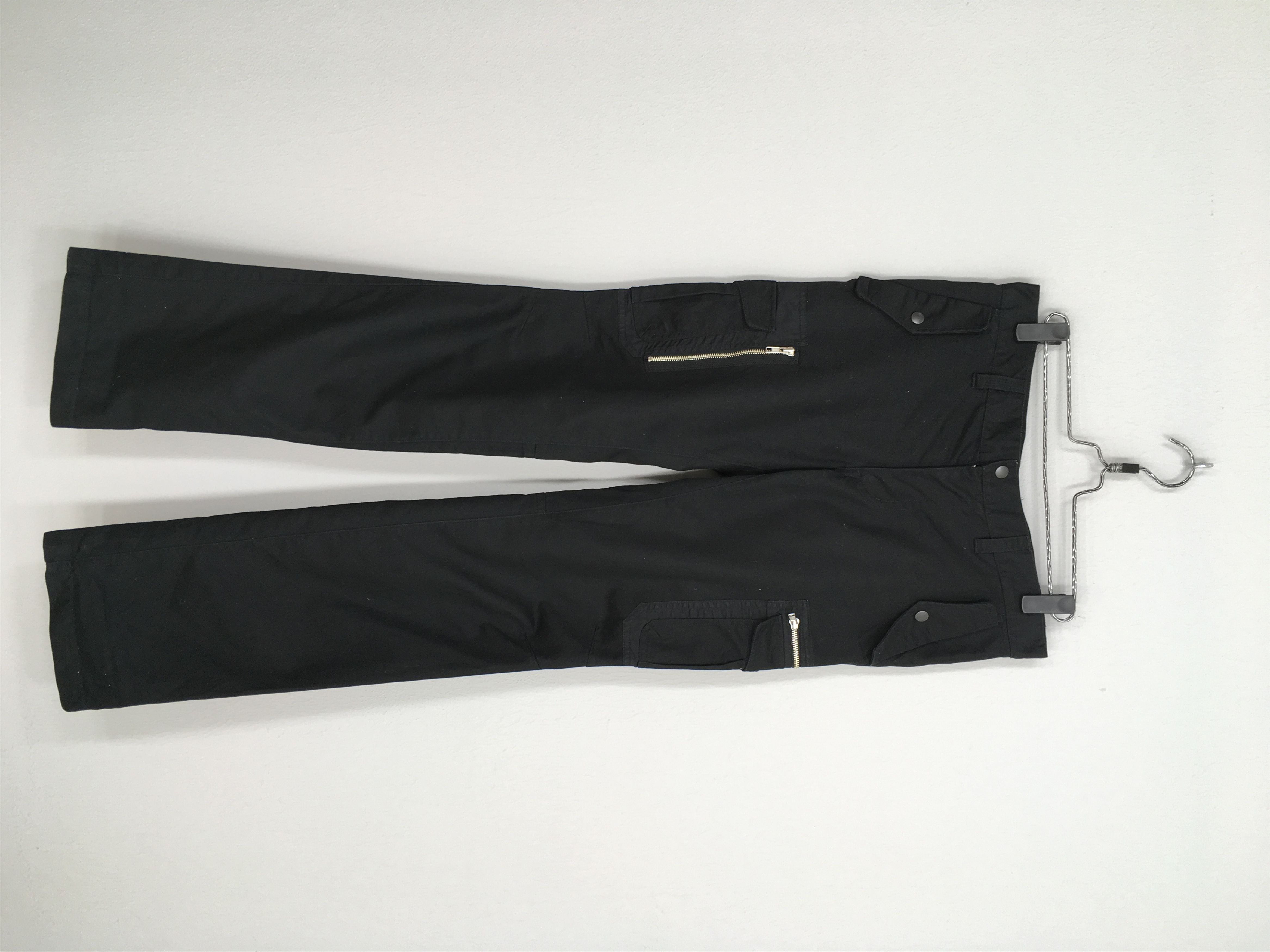 image of Comme Ca Ism Japan Multi Pocket Cargo Pants Slim Fit in Black, Men's (Size 32)