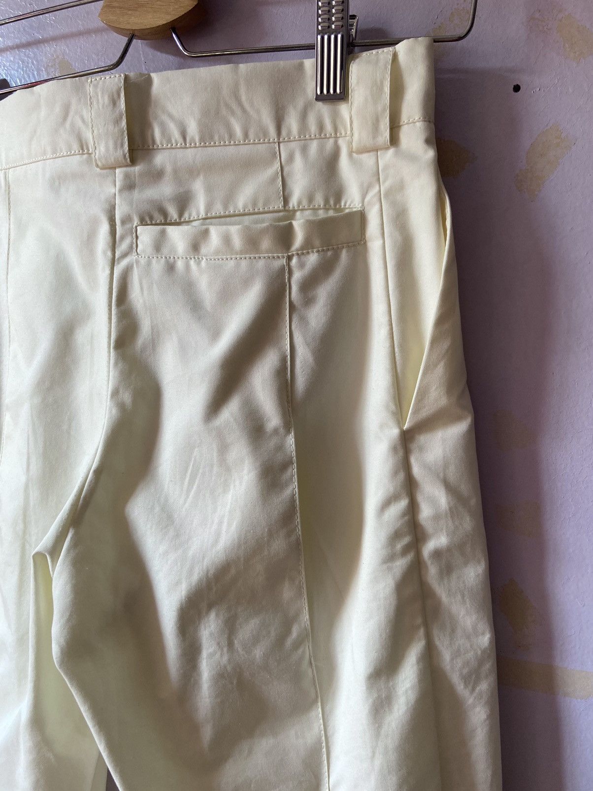 Kiko Kostadinov 0002 White Ventile Triple Dart Trousers 🎯 Size US 27 - 10 Thumbnail