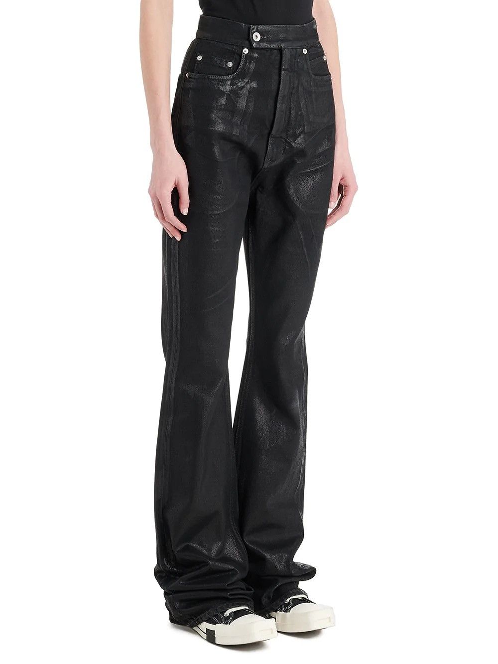 Rick Owens Rick Owens bolan bootcut foil denim Size US 28 / EU 44 - 1 Thumbnail