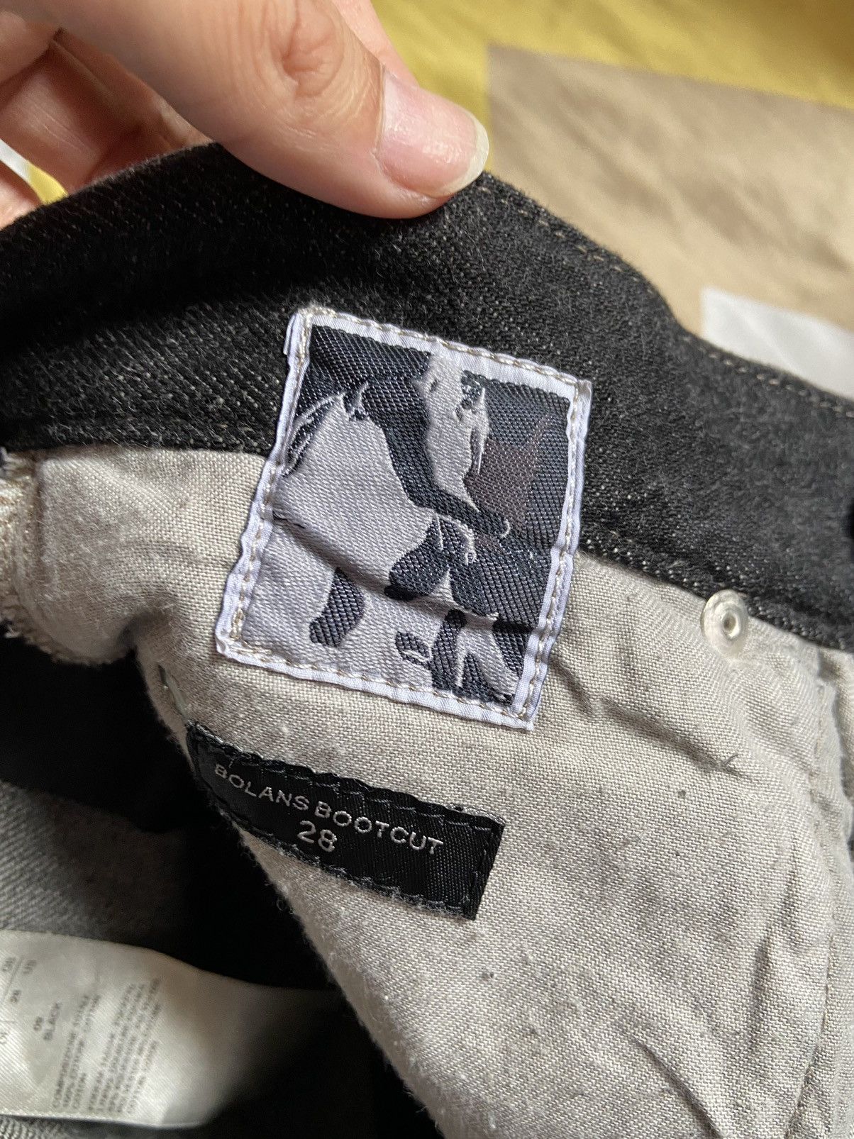 Rick Owens Rick Owens bolan bootcut foil denim Size US 28 / EU 44 - 9 Thumbnail
