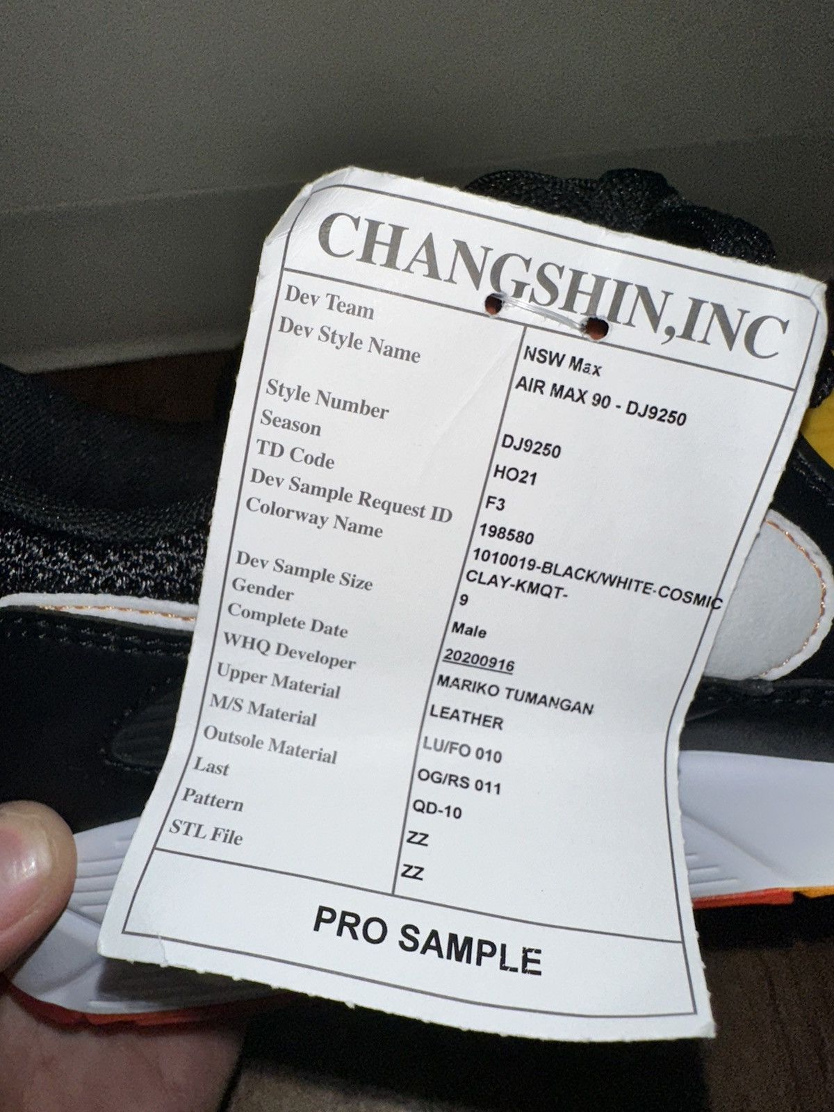 Nike Air Max 90 Raygun Sample