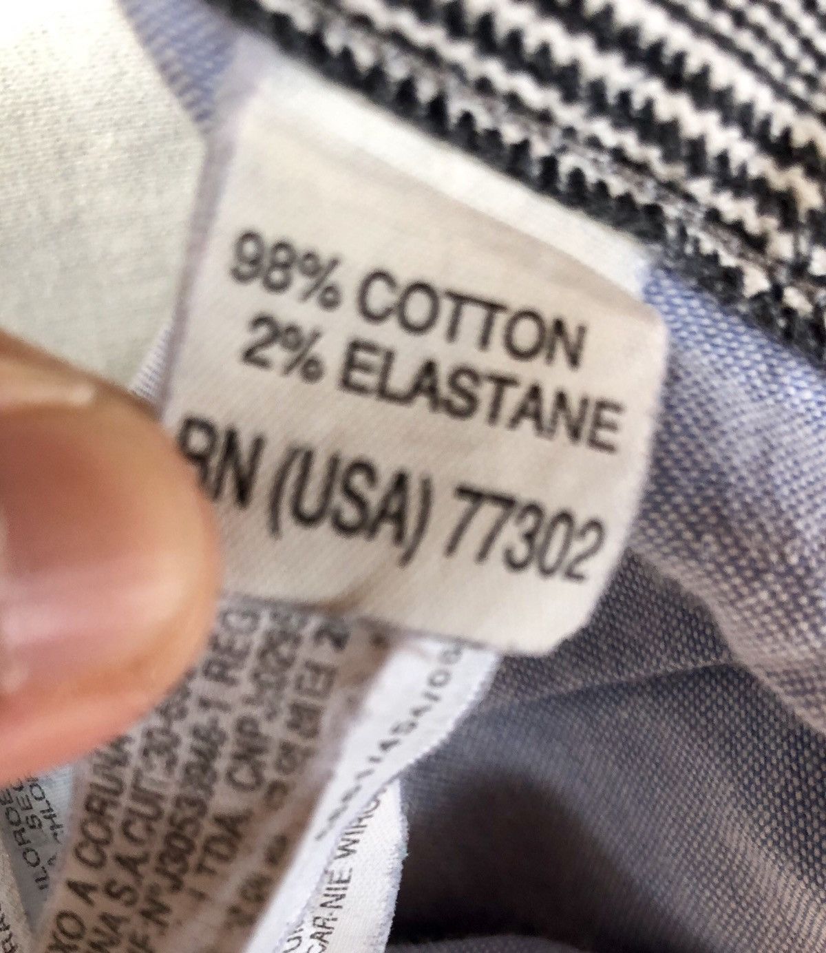 Zara Zara Plaid Denim Pants Size US 31 - 9 Thumbnail
