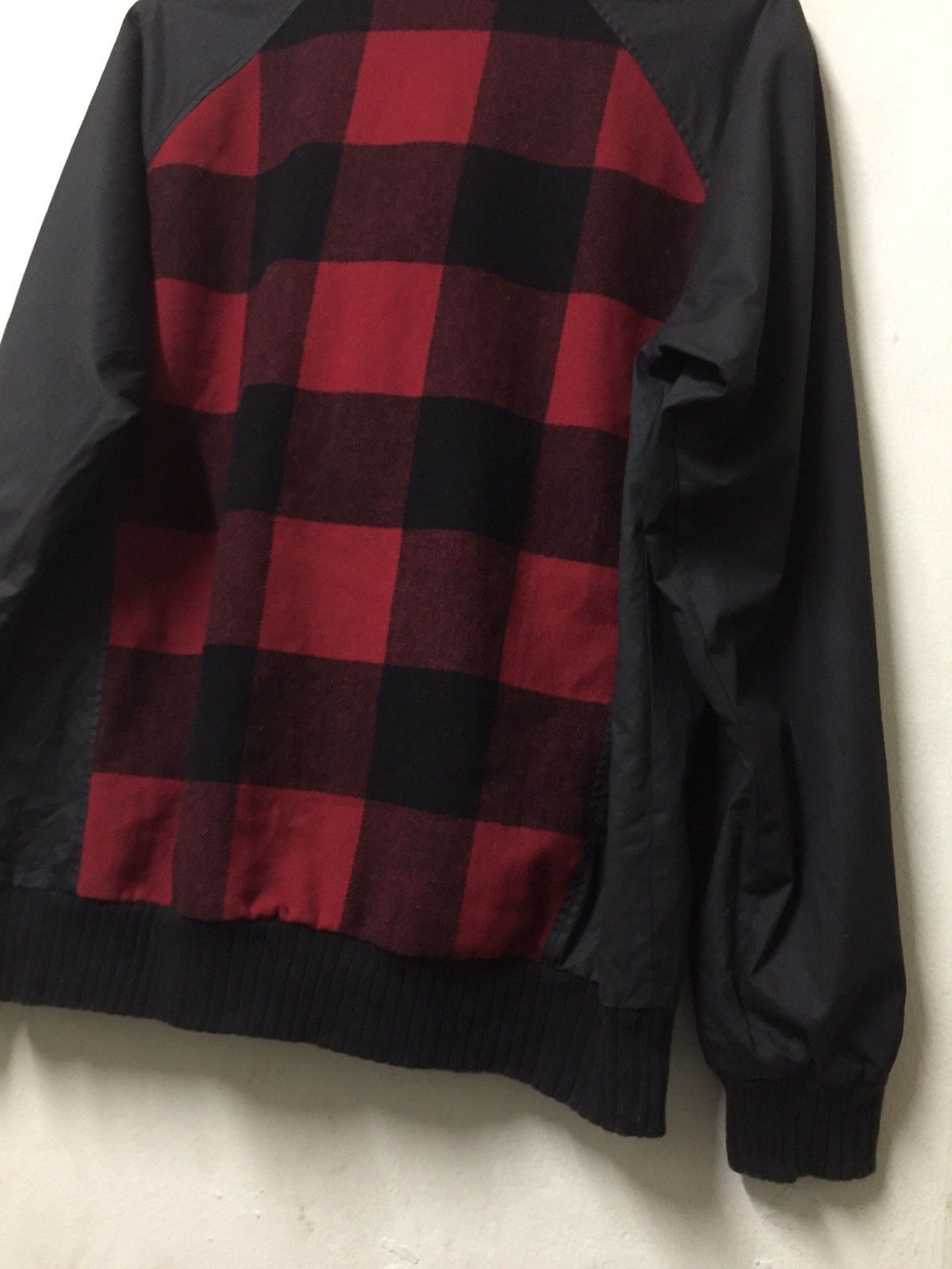 Adidas 🔥Vintage🔥ADIDAS 3 Trefoil Button Checkered Varsity Jacket Size US XL / EU 56 / 4 - 9 Thumbnail
