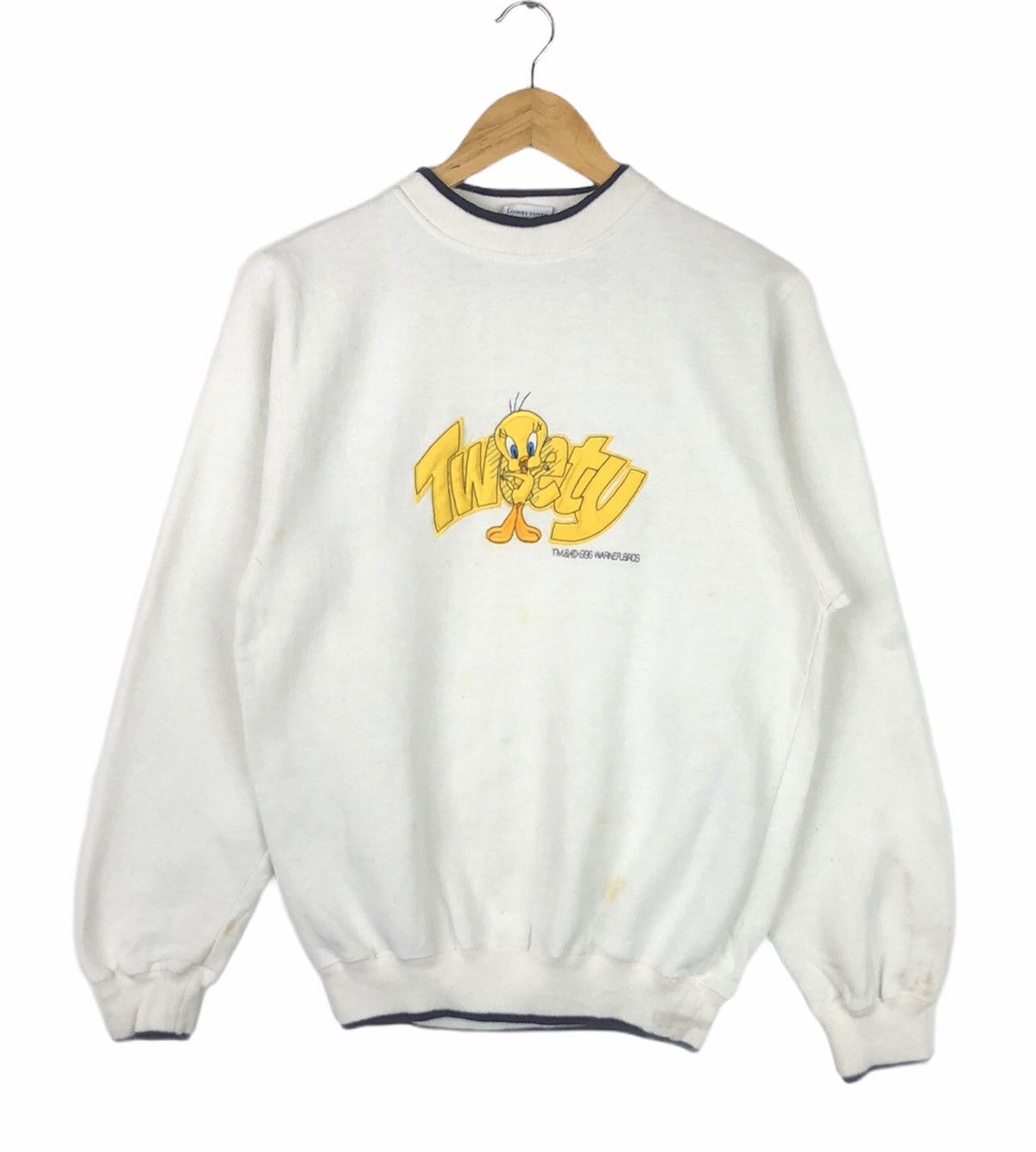 Disney × Vintage × Warner Bros Vintage 90s Tweety Looney Tunes Product Crewneck Size US M / EU 48-50 / 2 - 1 Thumbnail
