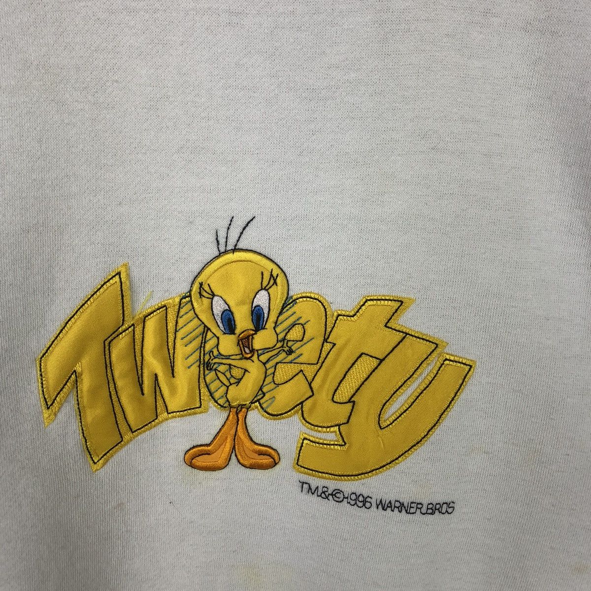 Disney × Vintage × Warner Bros Vintage 90s Tweety Looney Tunes Product Crewneck Size US M / EU 48-50 / 2 - 4 Thumbnail