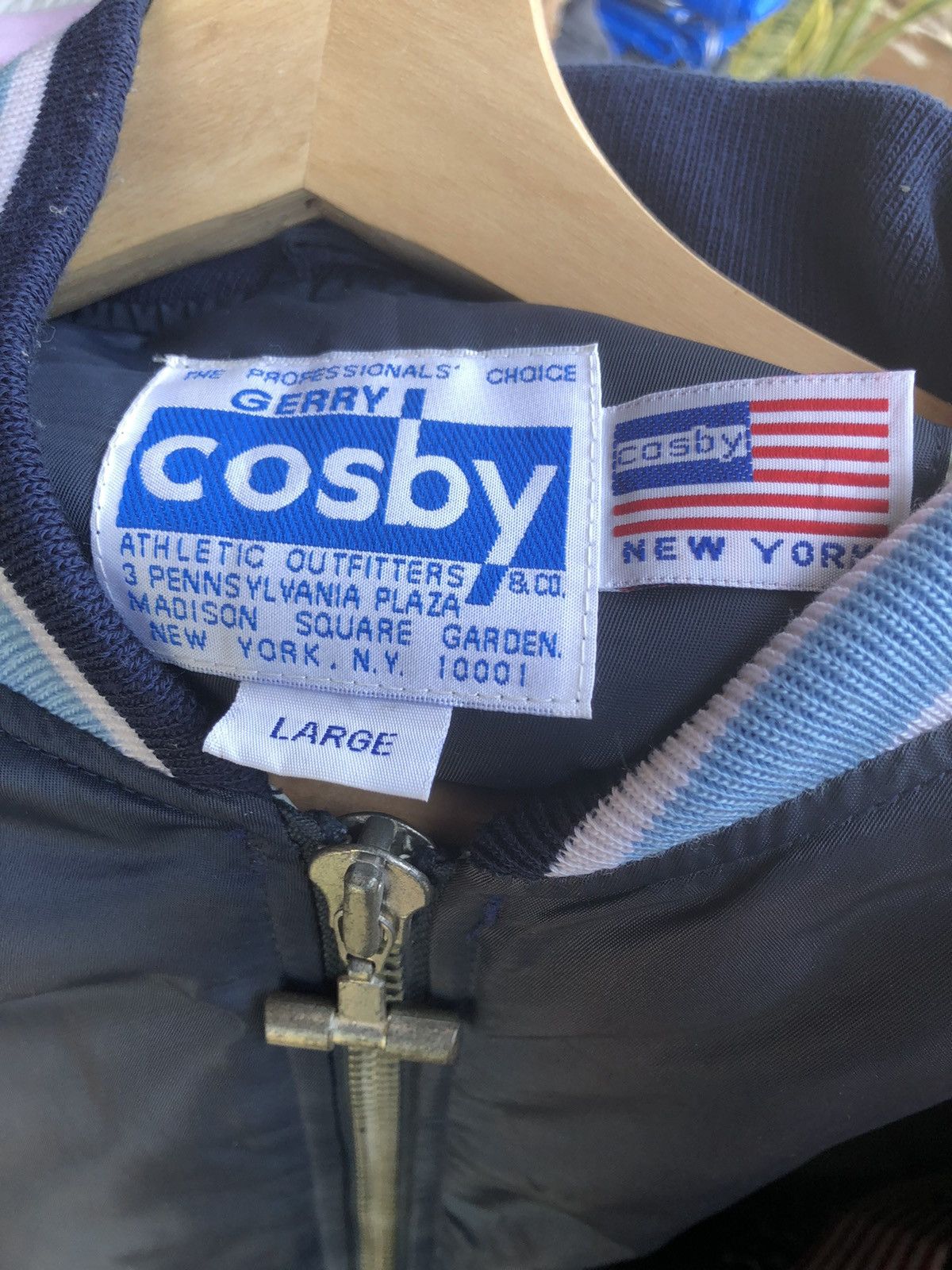 Vintage 🔥SALE AW23🔥VINTAGE GERRY COSBY MSG BOMBER JACKET Size US L / EU 52-54 / 3 - 4 Thumbnail