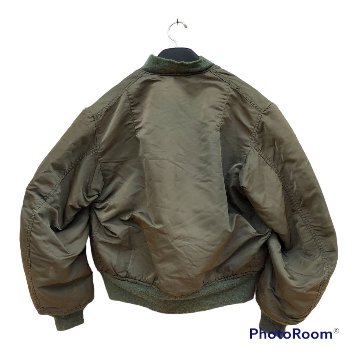 Other 🔥SALE AW23🔥Vintage Bomber Flight Jacket MA-1 USA Destress Size US L / EU 52-54 / 3 - 2 Thumbnail