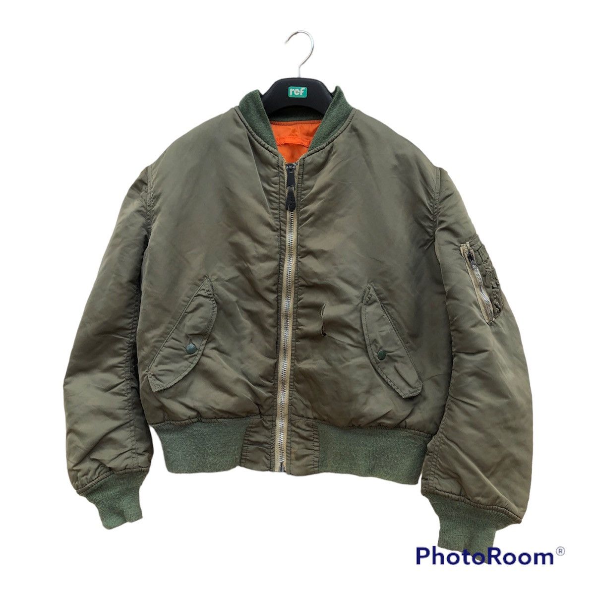 Other 🔥SALE AW23🔥Vintage Bomber Flight Jacket MA-1 USA Destress Size US L / EU 52-54 / 3 - 1 Thumbnail