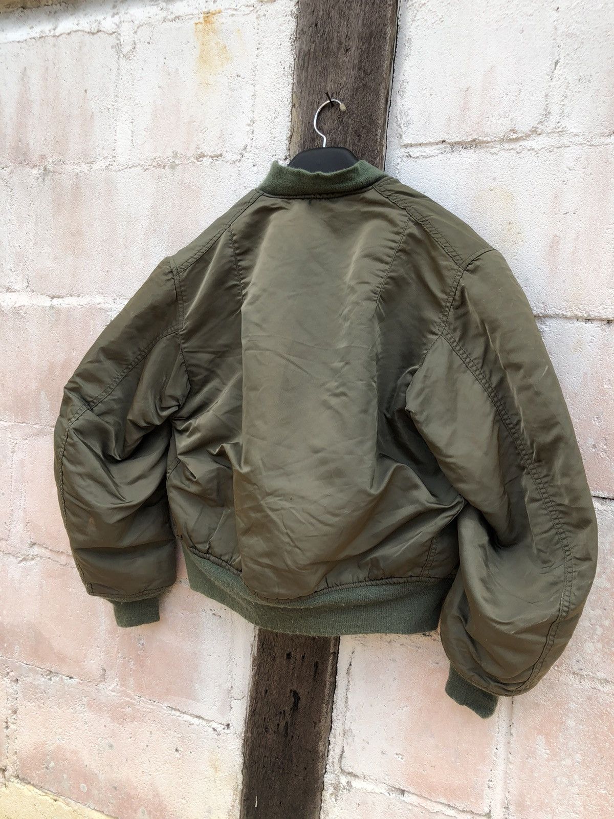 Other 🔥SALE AW23🔥Vintage Bomber Flight Jacket MA-1 USA Destress Size US L / EU 52-54 / 3 - 7 Thumbnail