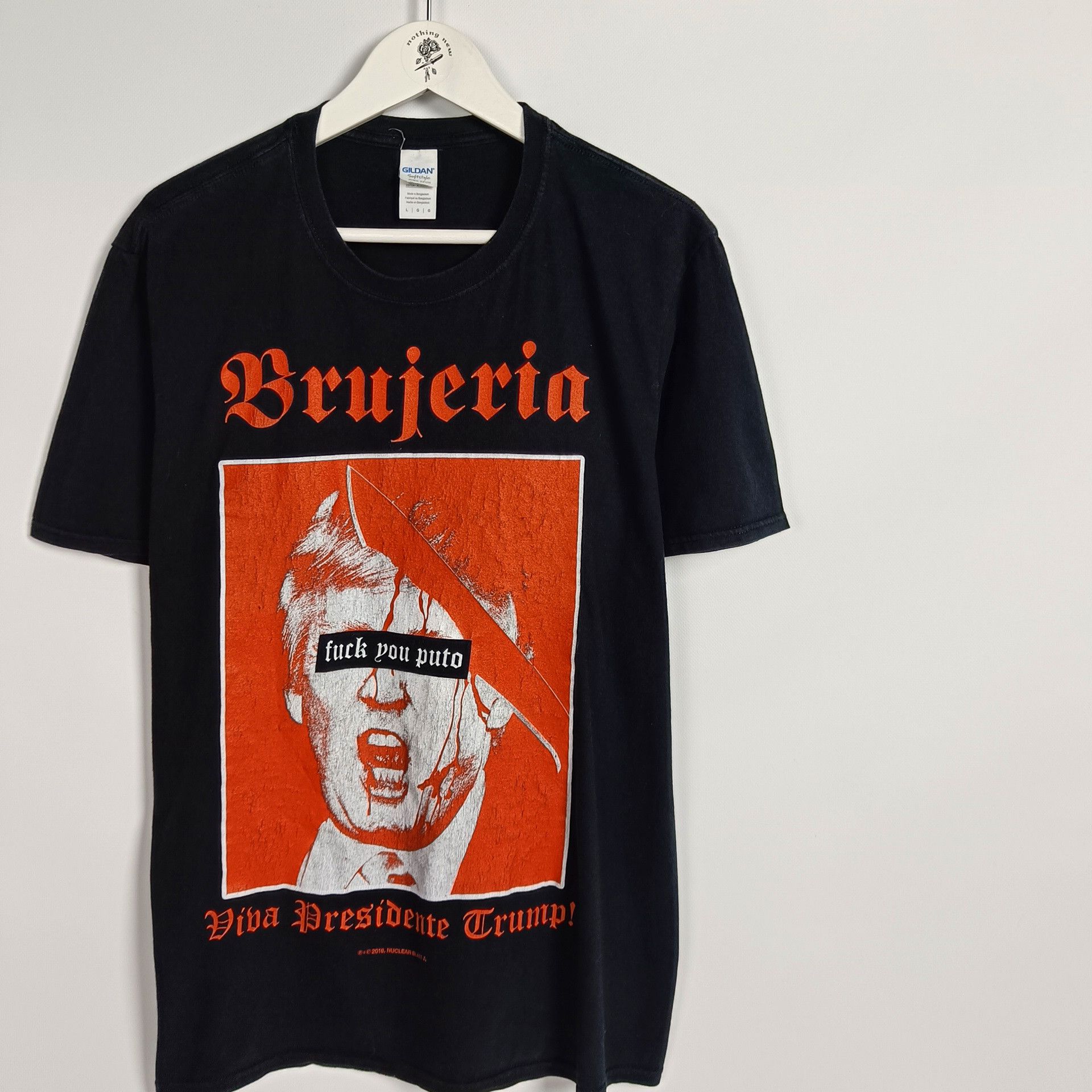Band Tees Brujeria Matando Gueros shirt make america great hate again Size US L / EU 52-54 / 3 - 2 Thumbnail
