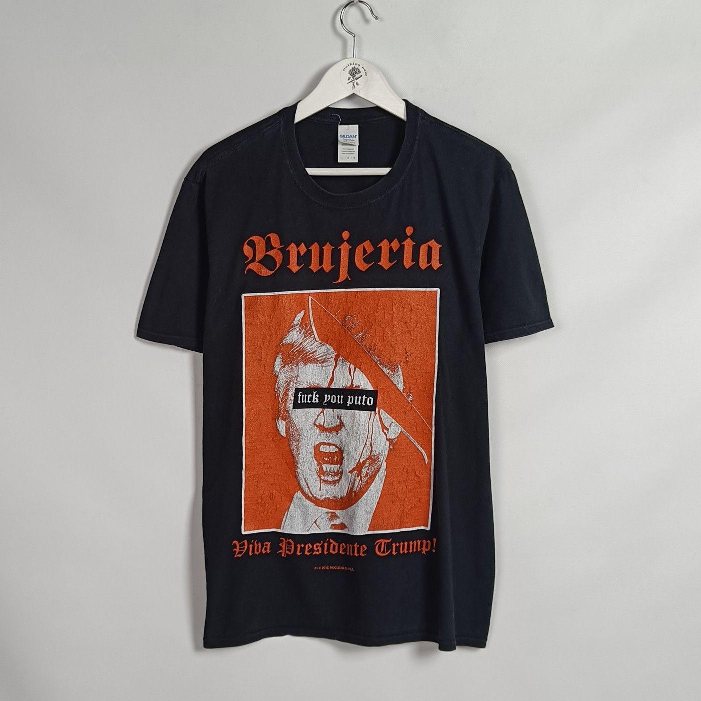 Band Tees Brujeria Matando Gueros shirt make america great hate again Size US L / EU 52-54 / 3 - 1 Thumbnail