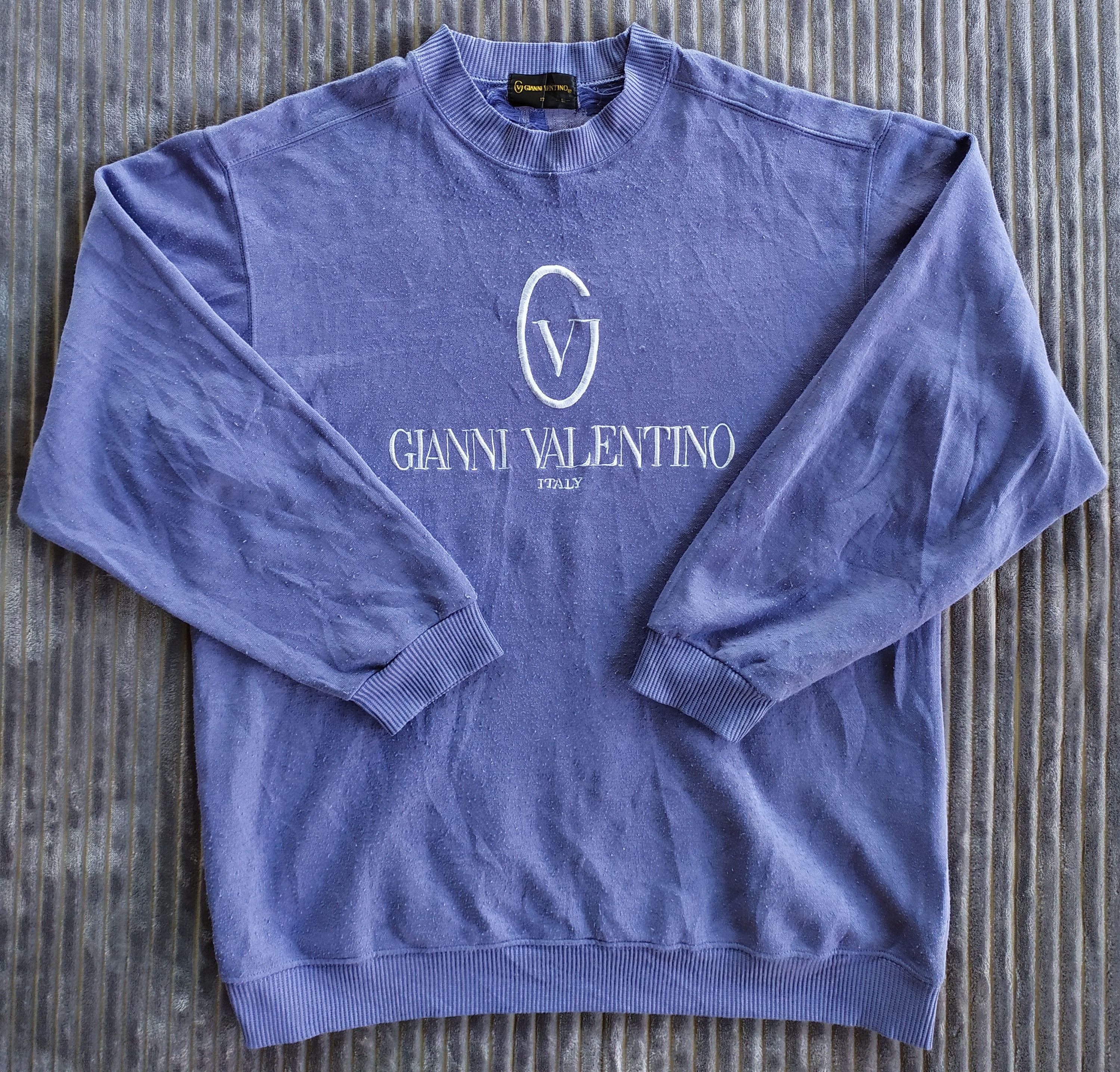 Valentino × Vintage Vintage Gianni Valentino Embroidery Big Logo Size US M / EU 48-50 / 2 - 1 Thumbnail