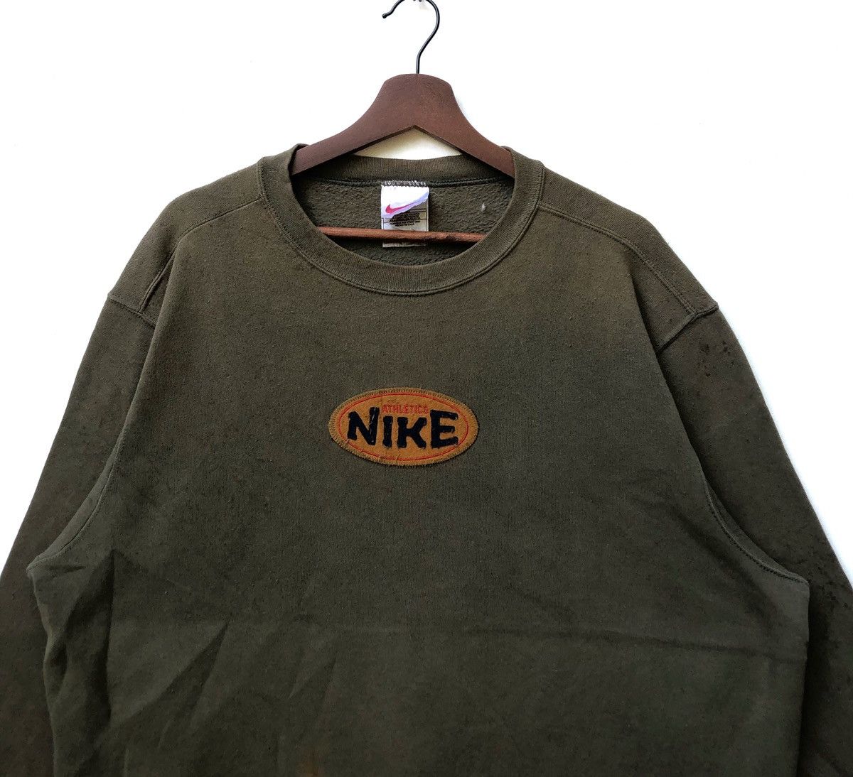 Nike × Vintage Vintage NIKE Athletic Crewneck Made In U.S.A Size US L / EU 52-54 / 3 - 2 Thumbnail