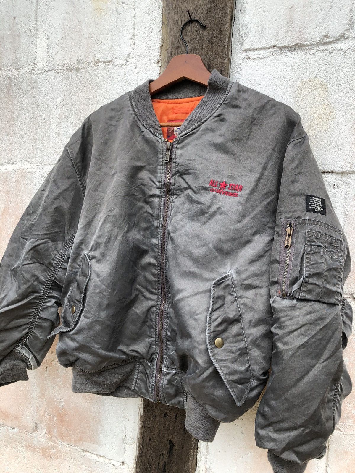 Converse 🔥SALE AW23🔥Bomber Jacket Converse All Star Sun Faded Size US M / EU 48-50 / 2 - 3 Thumbnail