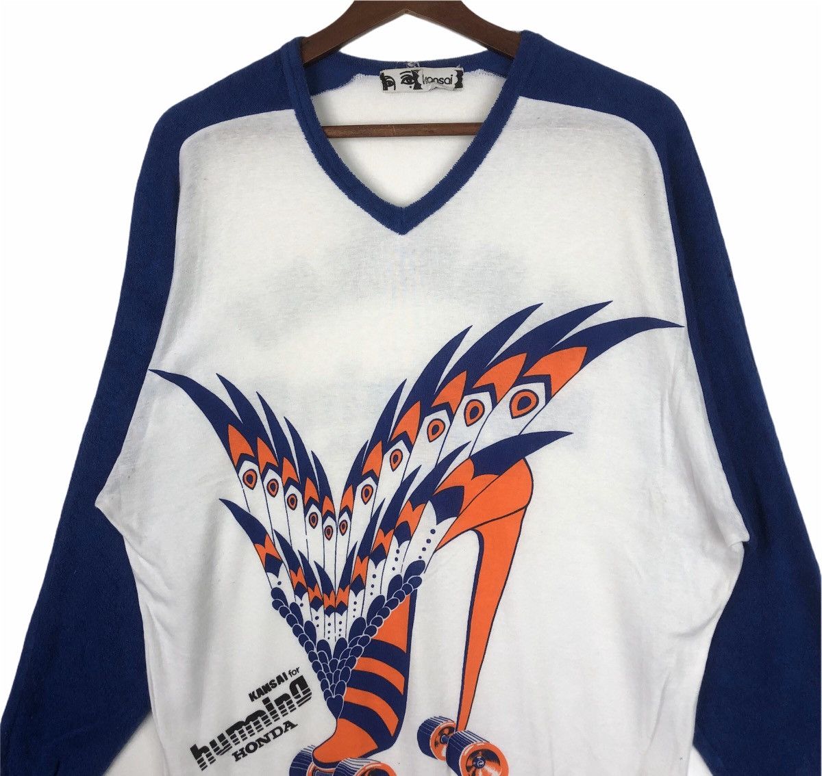 Kansai Yamamoto × Vintage Vintage Kansai Yamamoto Eyes Crewneck Size US M / EU 48-50 / 2 - 2 Thumbnail