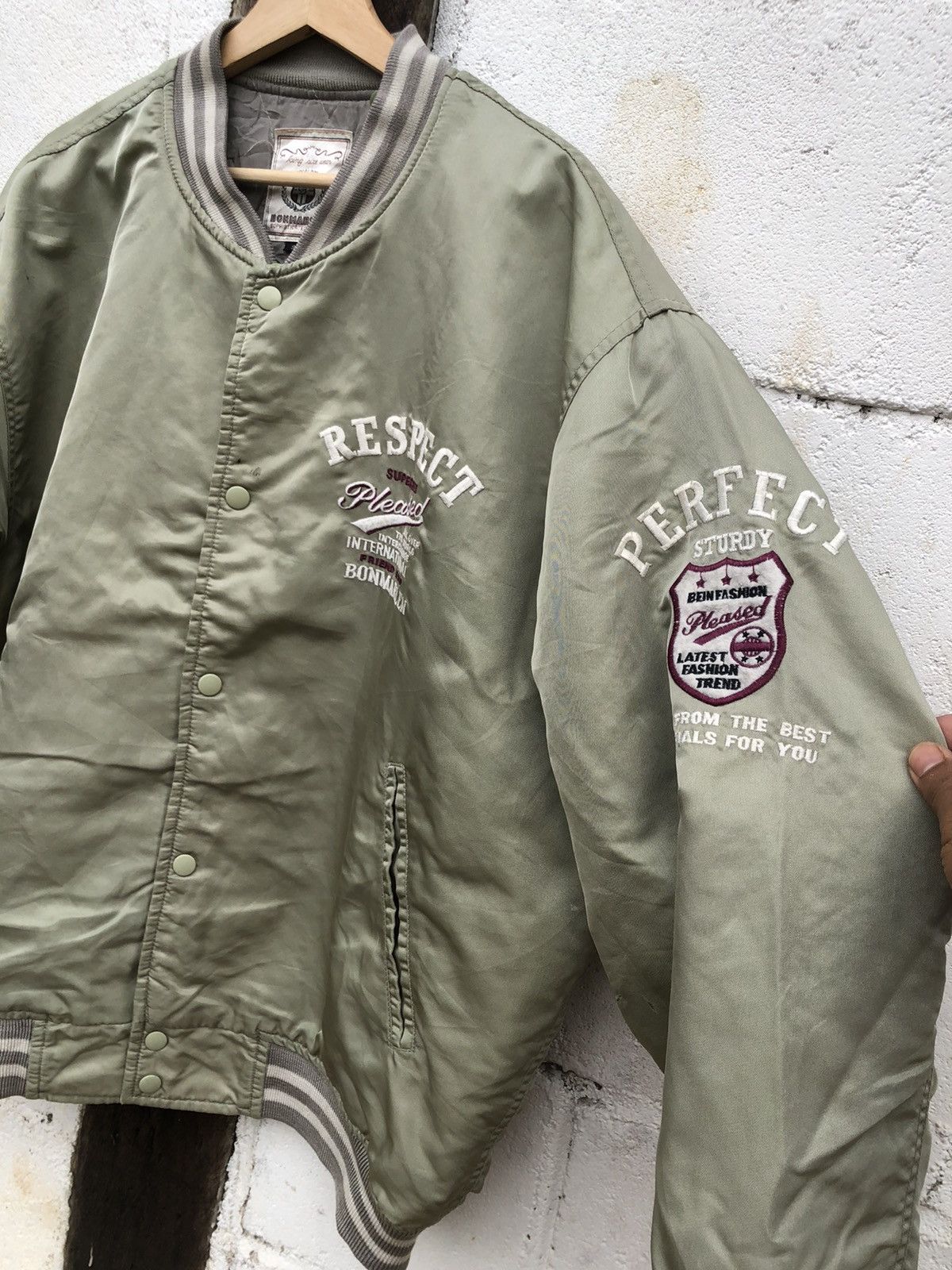 Other Bonmarlen Destress Bomber jacket Size US XXL / EU 58 / 5 - 3 Thumbnail