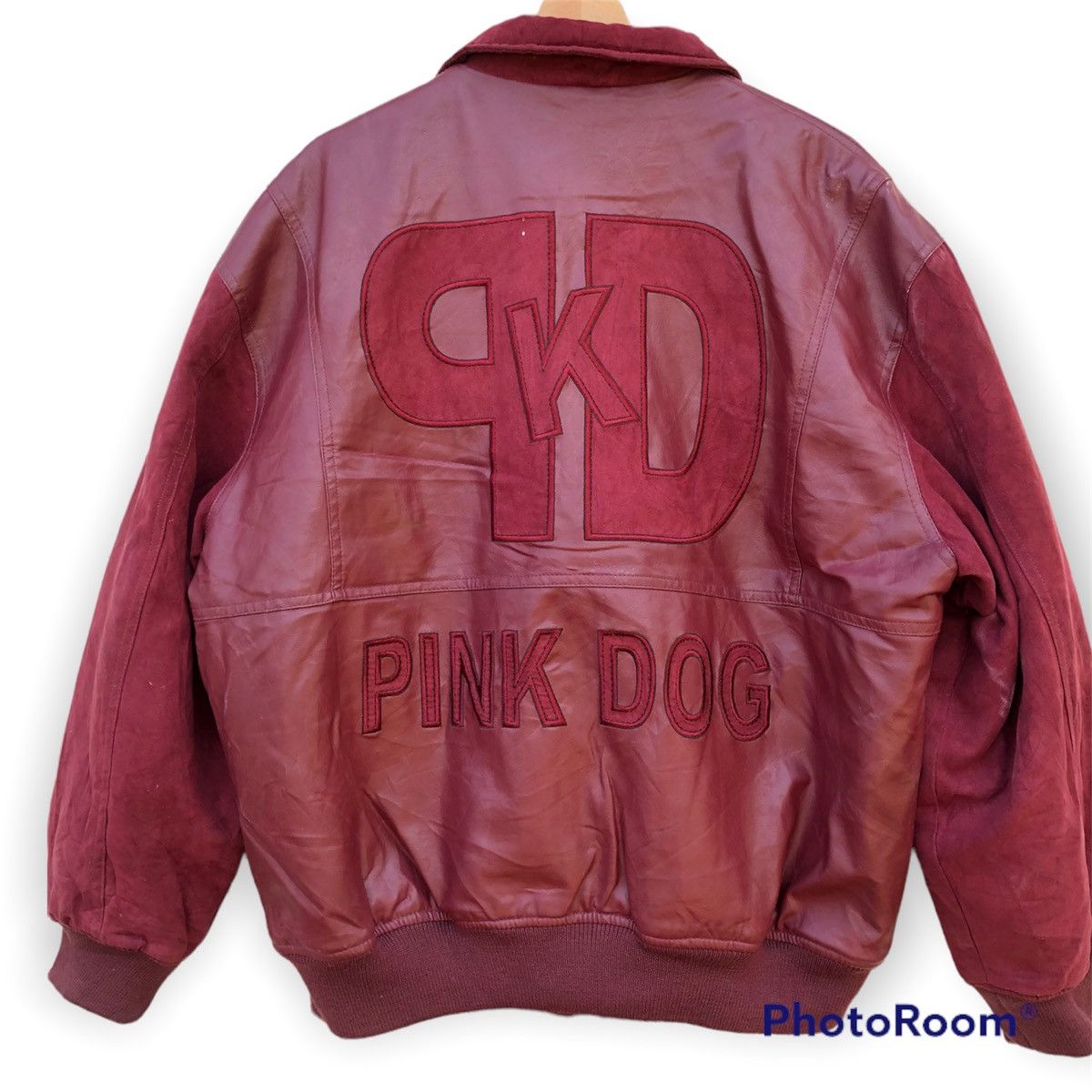 Pink 🔥SALE AW23🔥Pink Dog Bomber Jacket Size US L / EU 52-54 / 3 - 2 Thumbnail