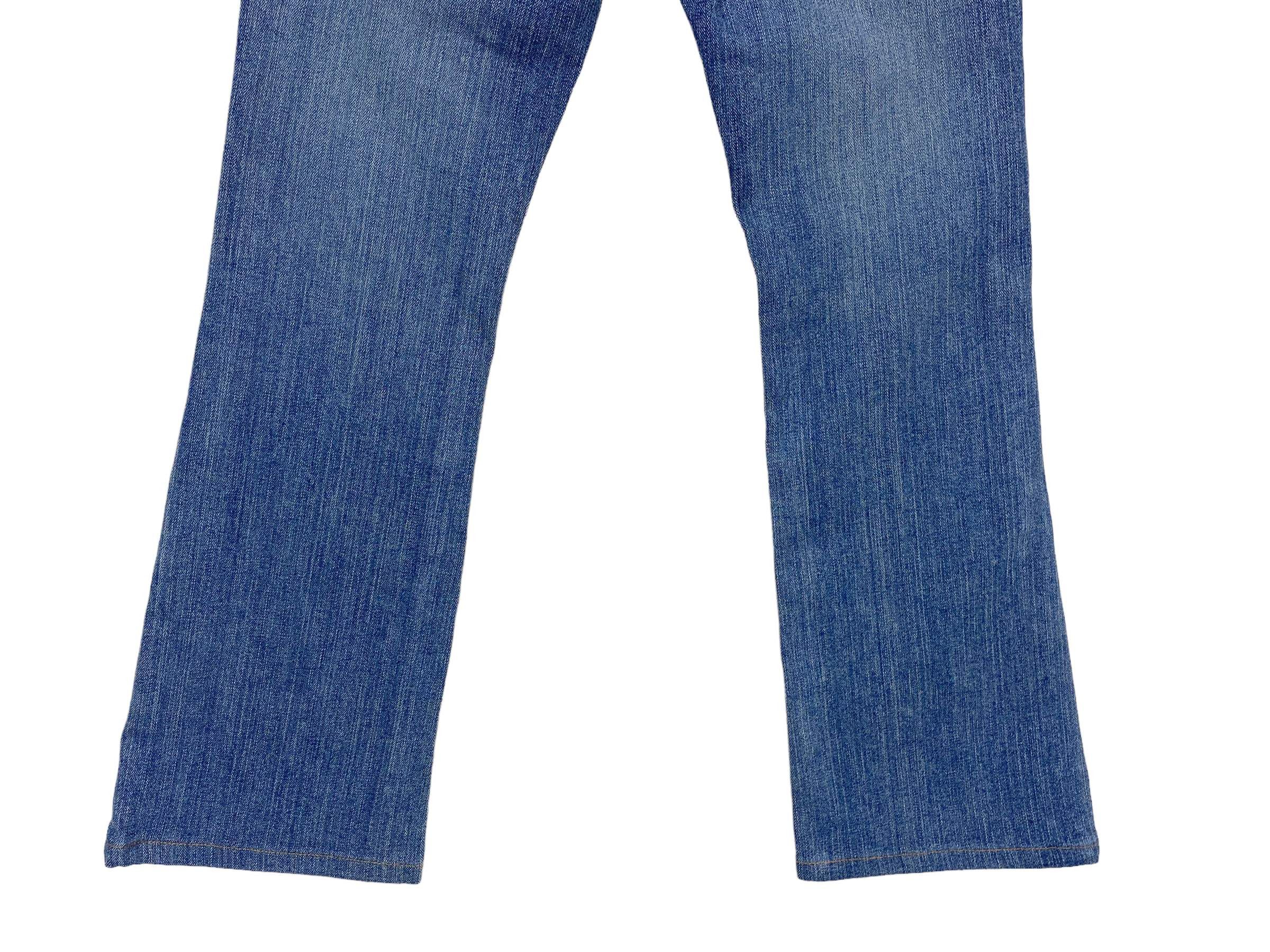 Other Blue Jam Art Flare Jeans - Japanese Vintage Distressed Denim Size 27" / US 4 / IT 40 - 9 Thumbnail