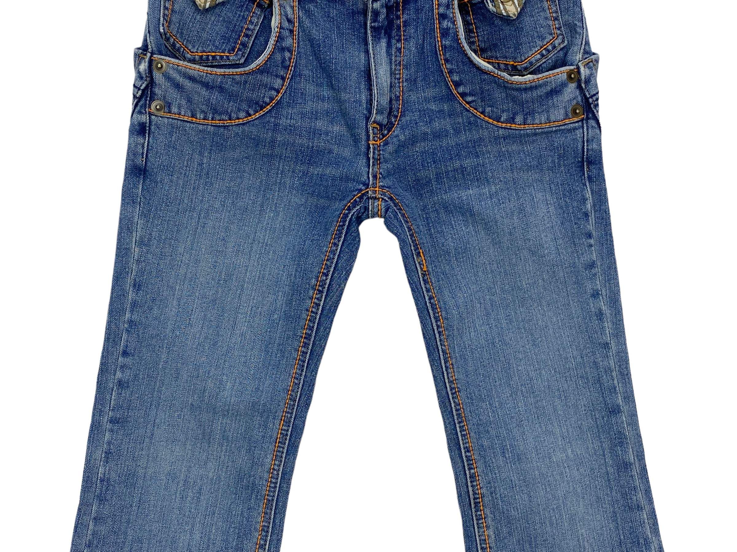 Other Blue Jam Art Flare Jeans - Japanese Vintage Distressed Denim Size 27" / US 4 / IT 40 - 5 Thumbnail