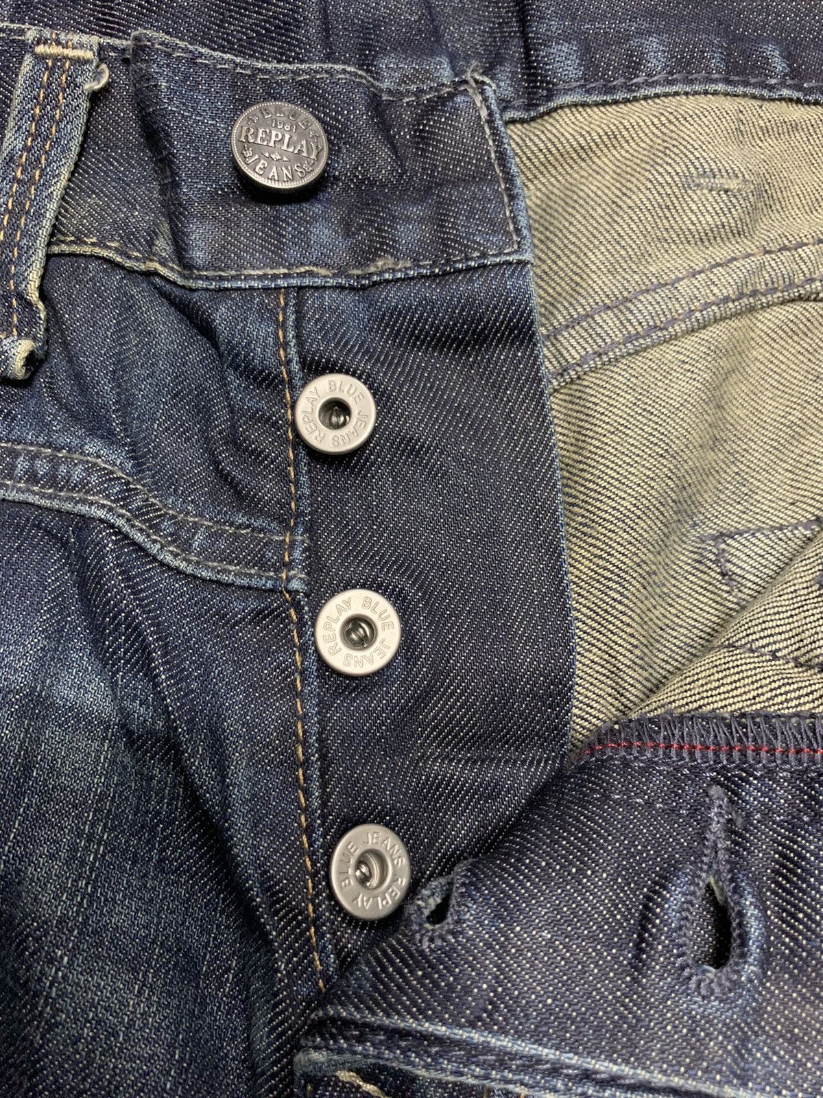 Replay VINTAGE REPLAY DENIM Jeans Size US 32 / EU 48 - 7 Thumbnail