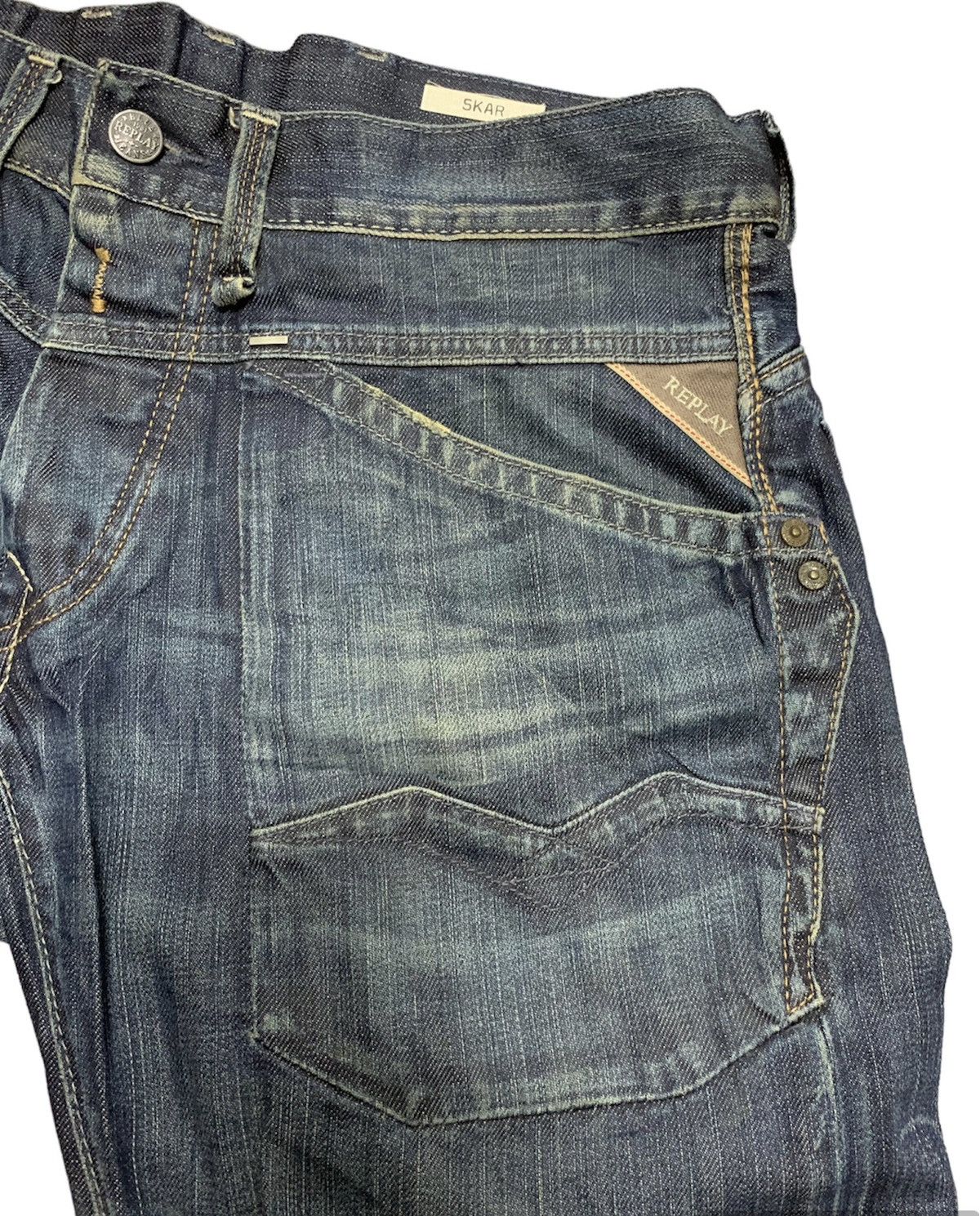 Replay VINTAGE REPLAY DENIM Jeans Size US 32 / EU 48 - 5 Thumbnail